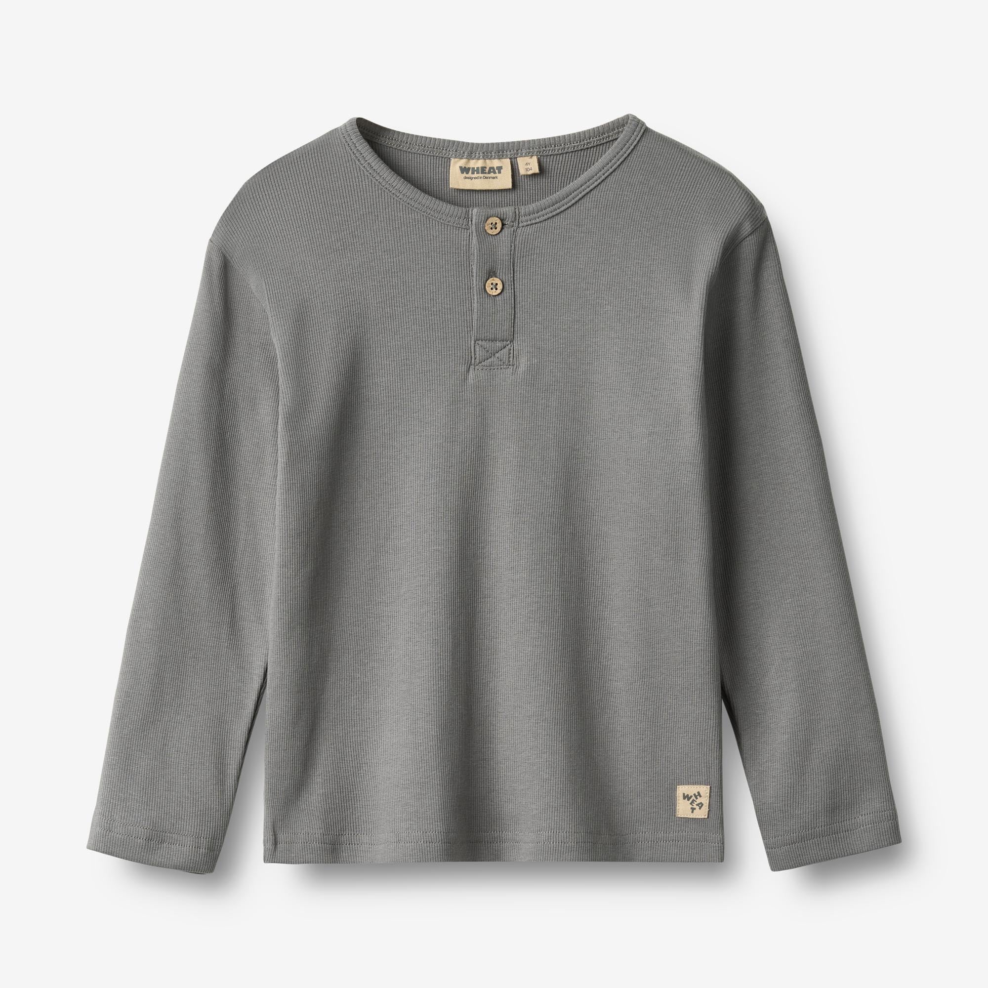 wheat-morris-langarmshirt-flint-bio-baumwolle-henley image 5