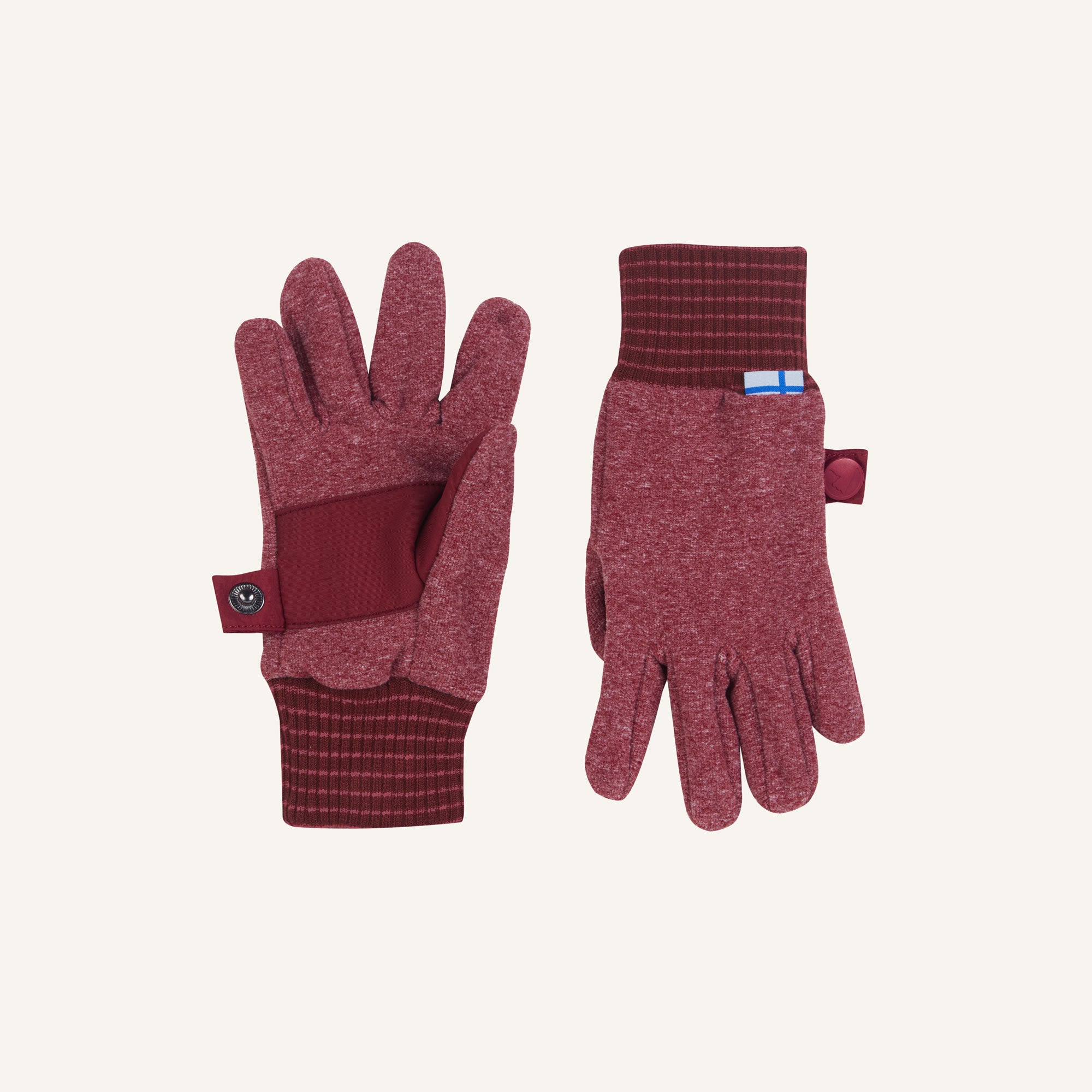 finkid-husky-sormikas-knit-handschuhe-navy-m-wasserdicht image 2