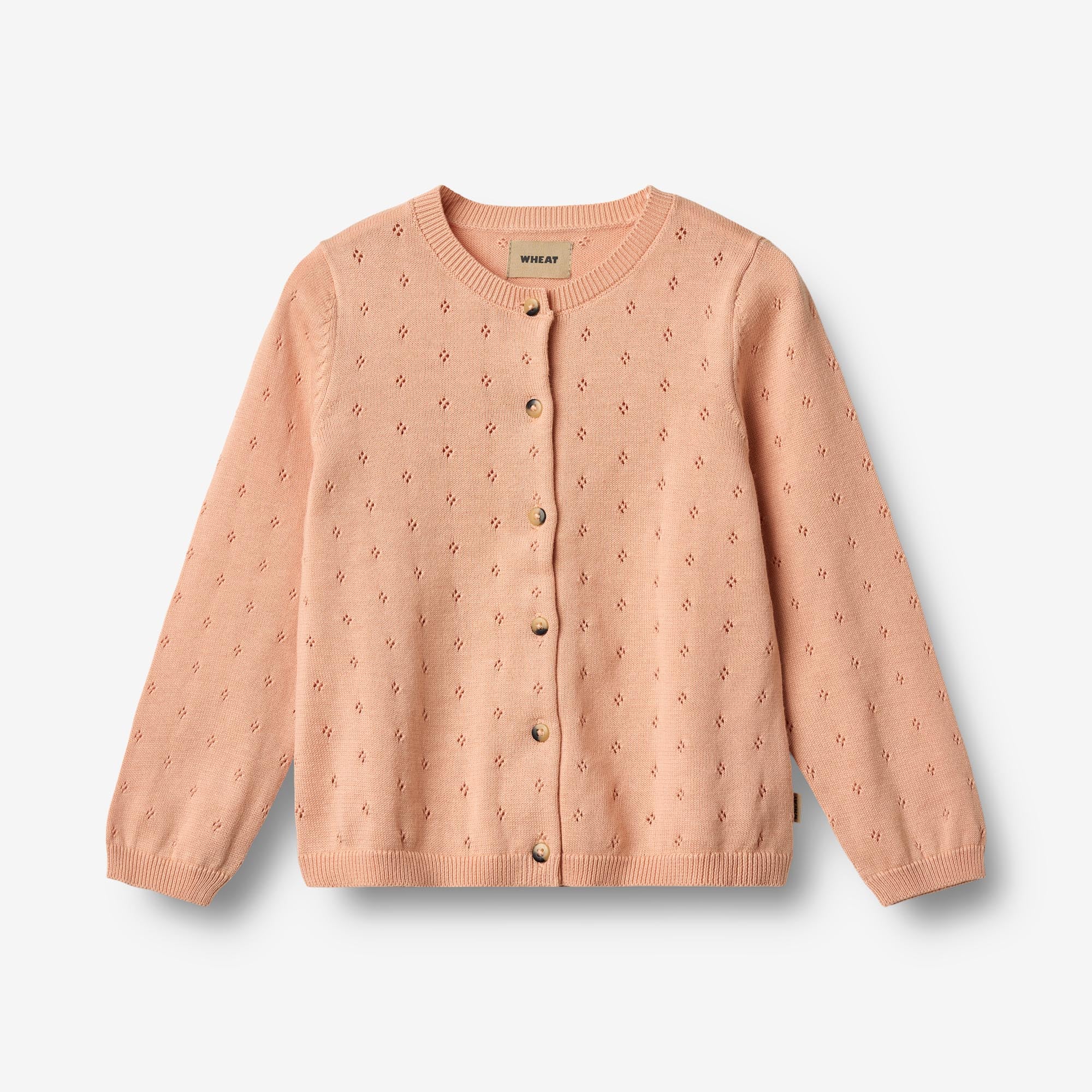 wheat-maia-strickjacke-pink-sand-bio-baumwolle-2 image 1