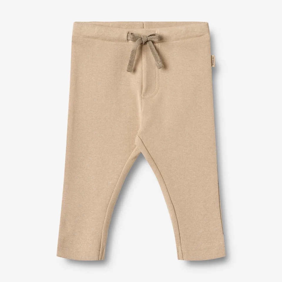 wheat-manfred-jerseyhose-warm-sand-baby-bio-baumwolle image 1