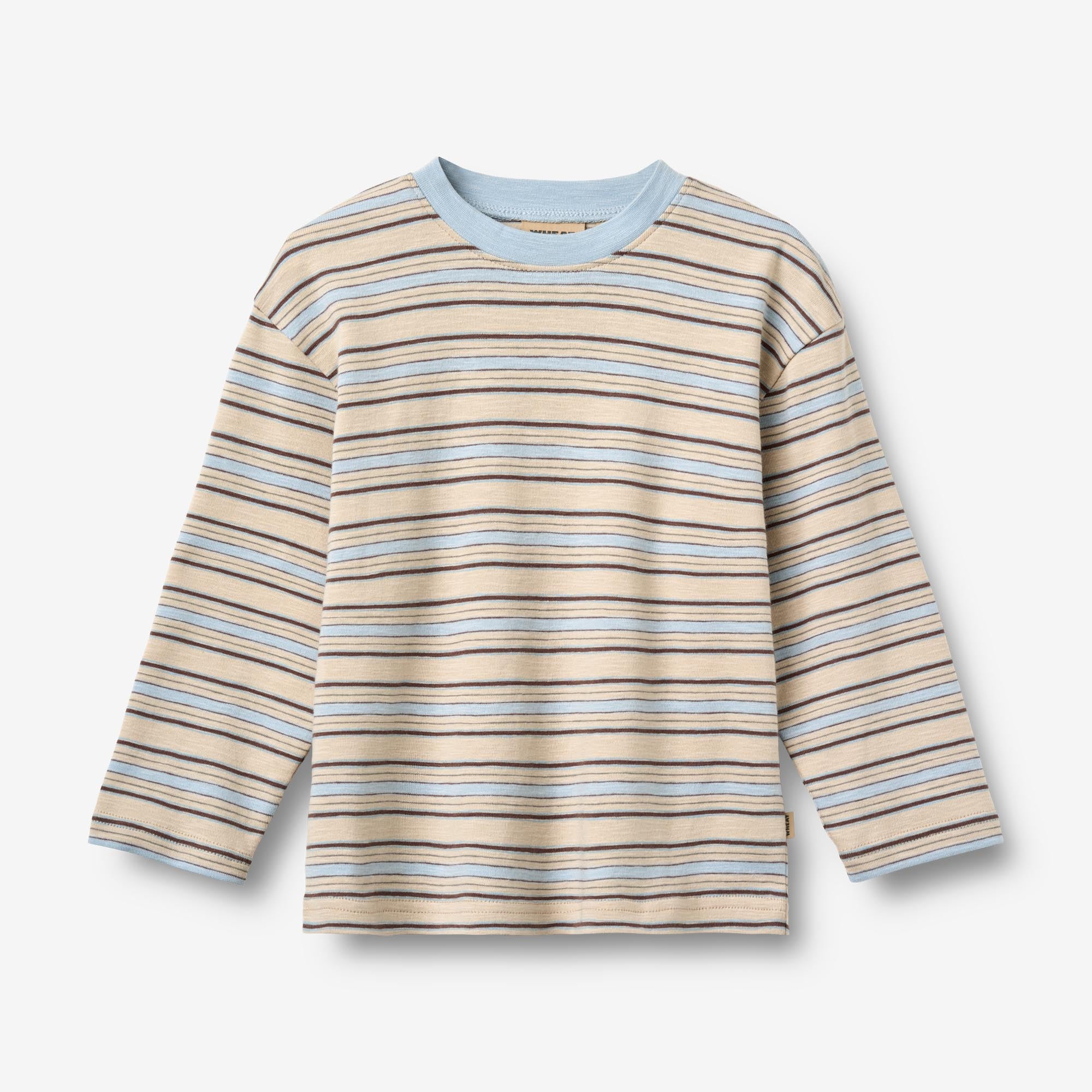 wheat-johan-langarmshirt-multi-blue-stripe-2er-bio image 3
