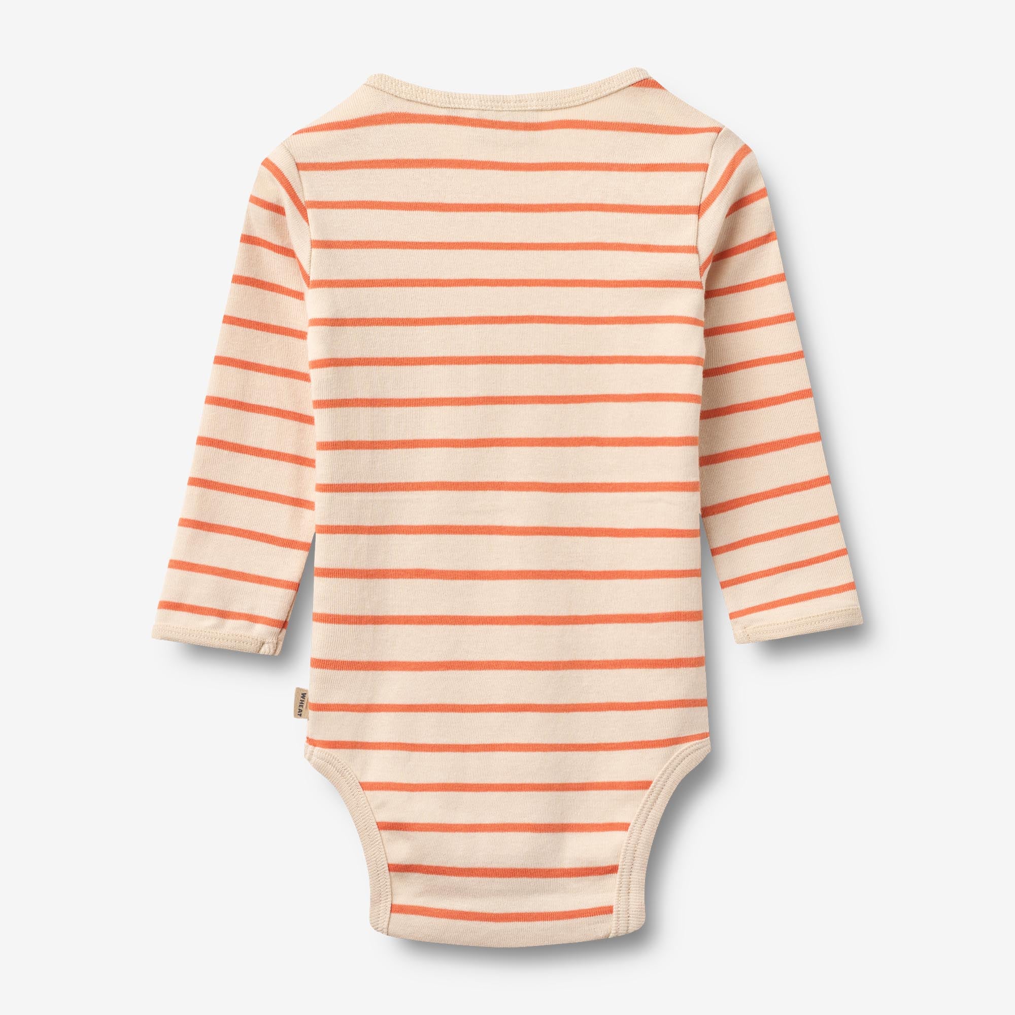 wheat-berti-body-langarm-orange-stripe-bio-baumwolle-baby image 2