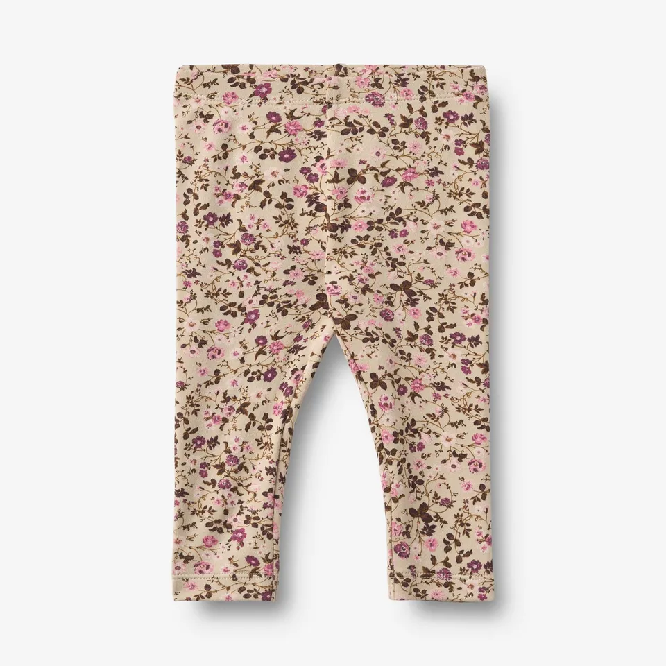 wheat-jules-leggings-soft-sand-flower-wine-bio-gr-86 image 1