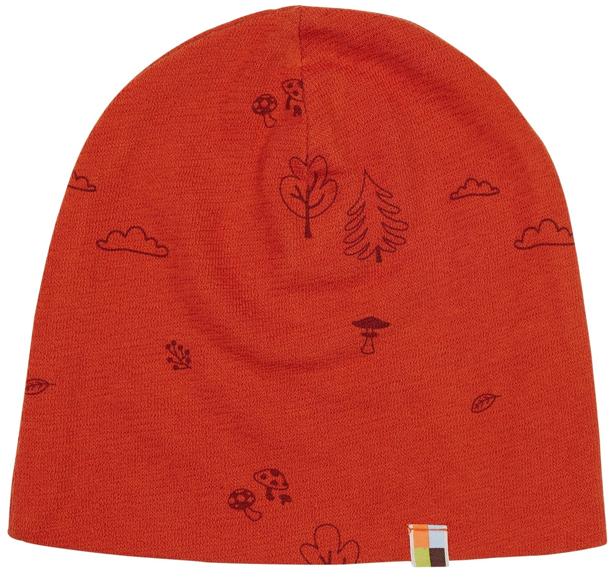 loud-proud-classics-beanie-strukturstrick-silver-wald-druck image 3