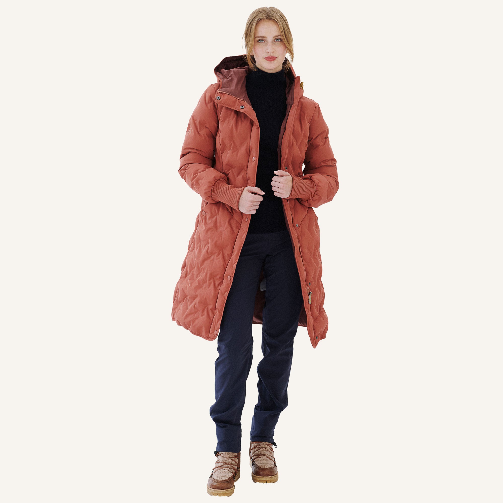 finkid-husky-juolukka-winterjacke-redwood-38-steppoptik image 4