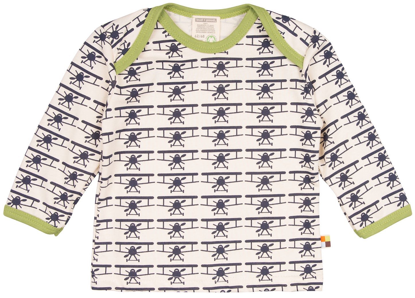 loud-proud-classics-shirt-druck-moos-86-92-langarm-single-jersey image 3