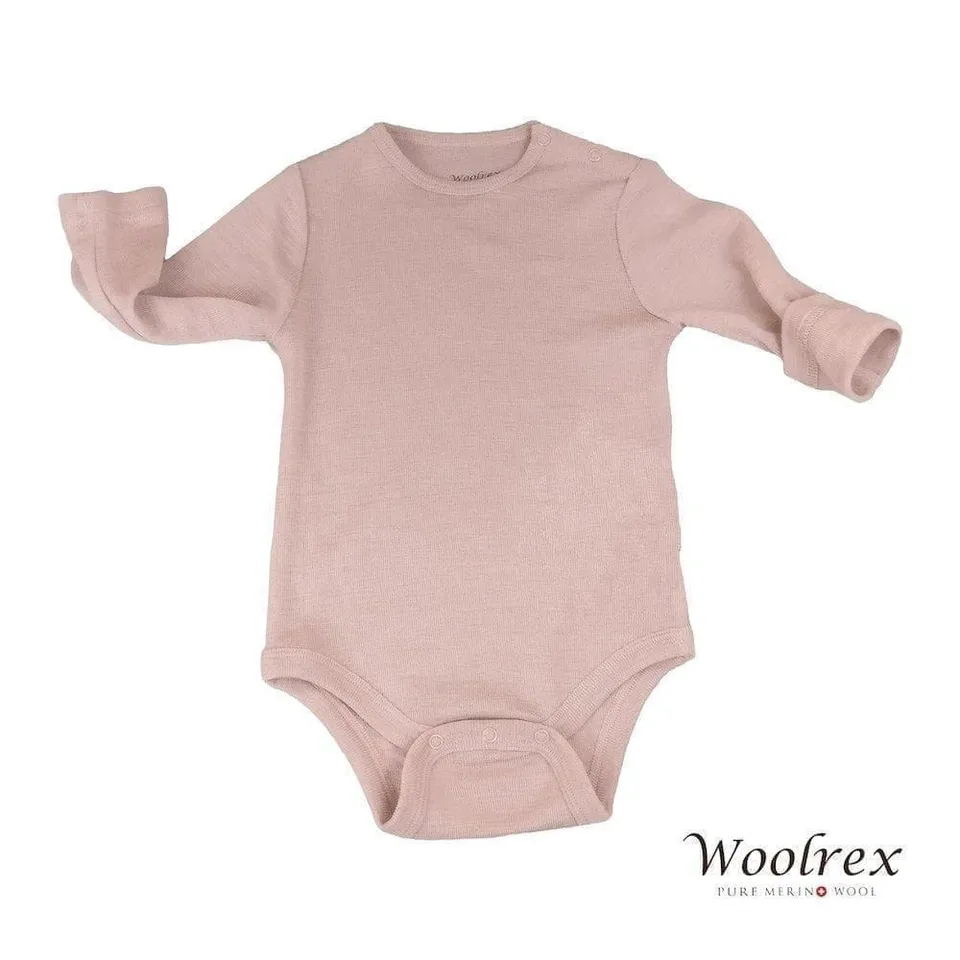 woolrex-baby-body-merino-langarm-creme-62-68 image 1