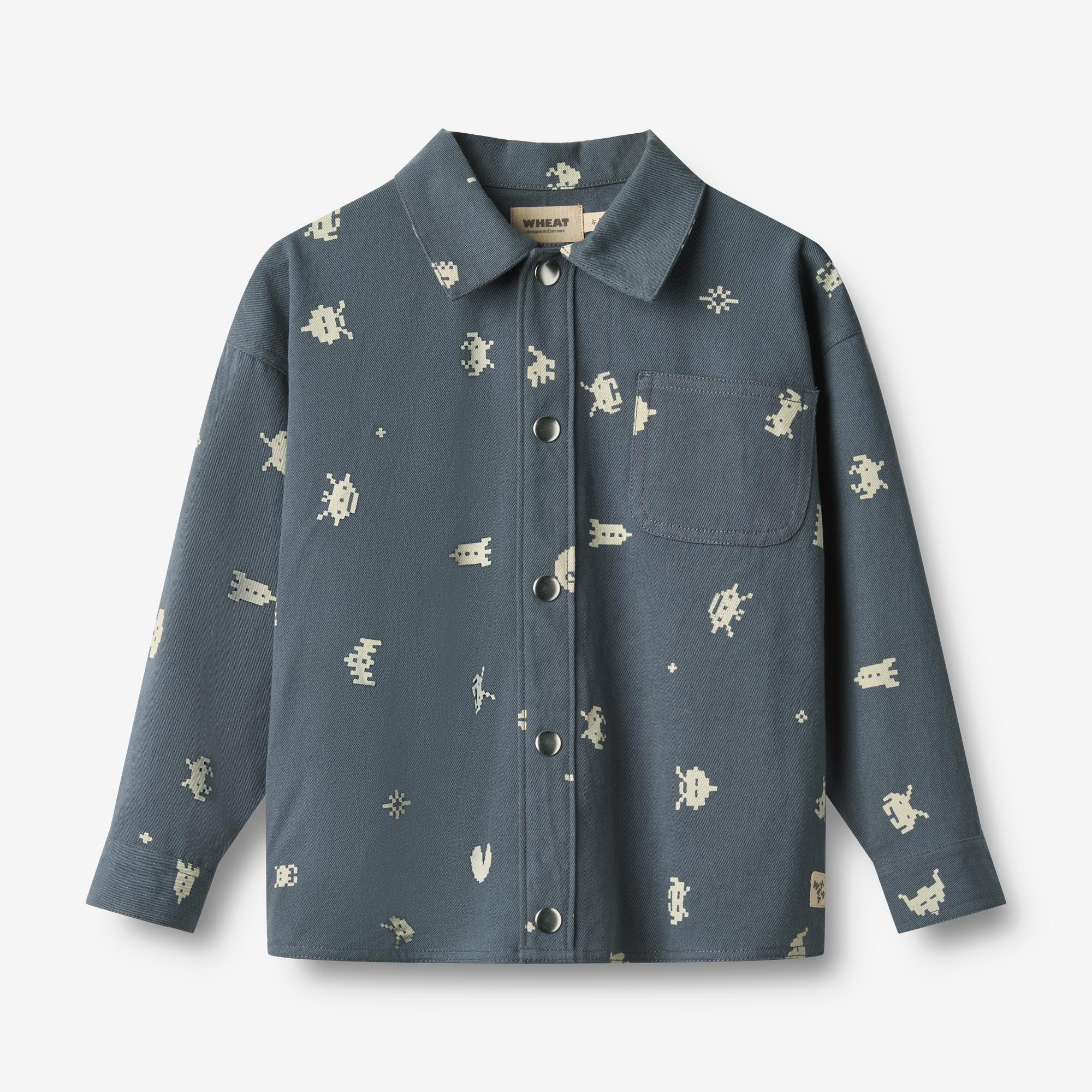 wheat-marcel-overshirt-game-over-hemd-bio-jungen-92-152 image 1