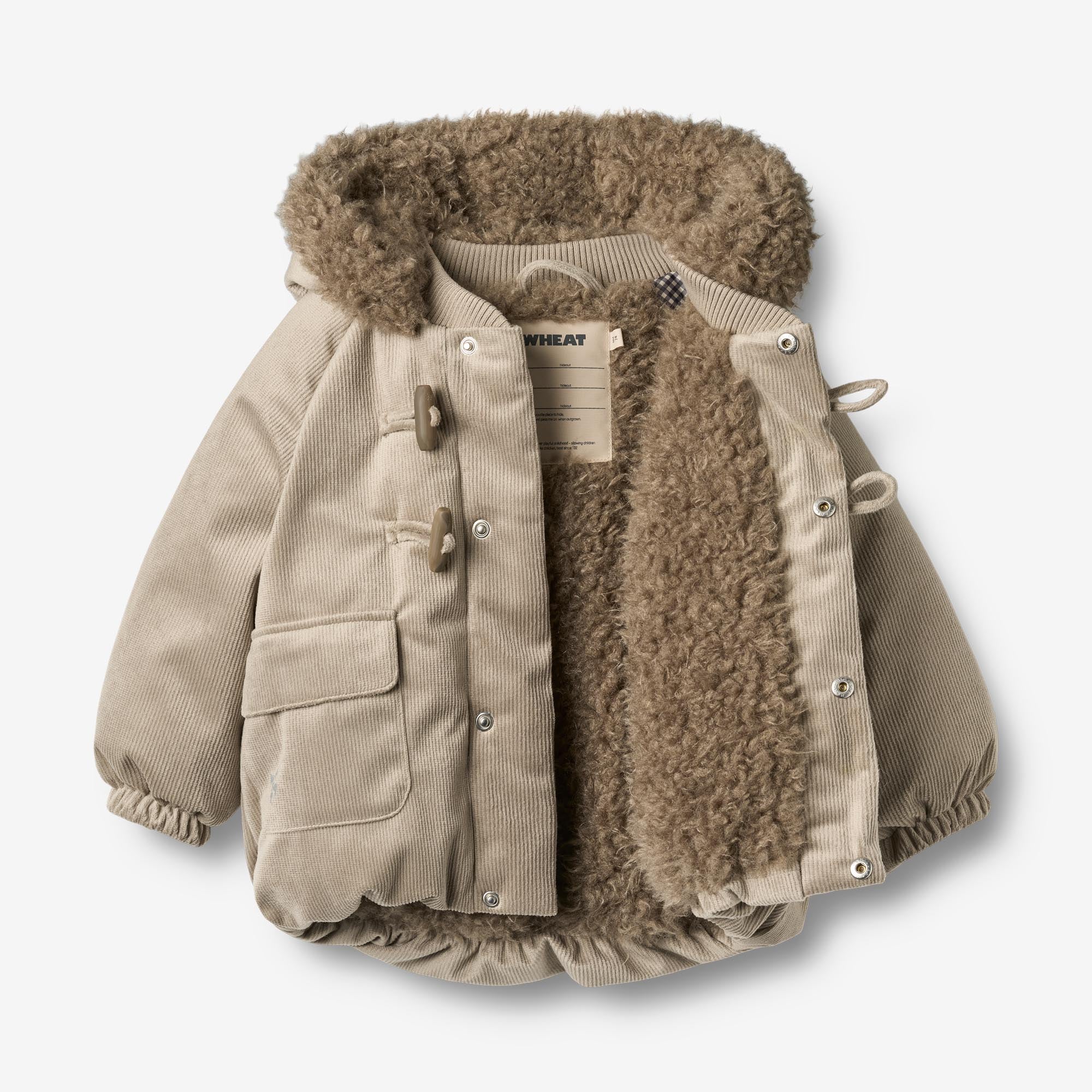 wheat-billo-puffer-jacke-baby-grey-stone-recycling-cord image 4
