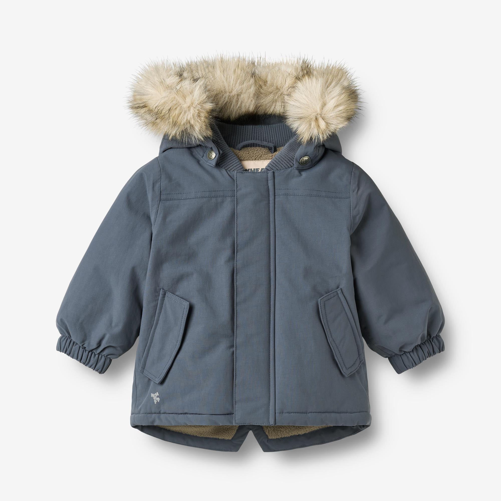 wheat-kasper-jacke-greyblue-baby-winterjacke-wasserdicht image 1