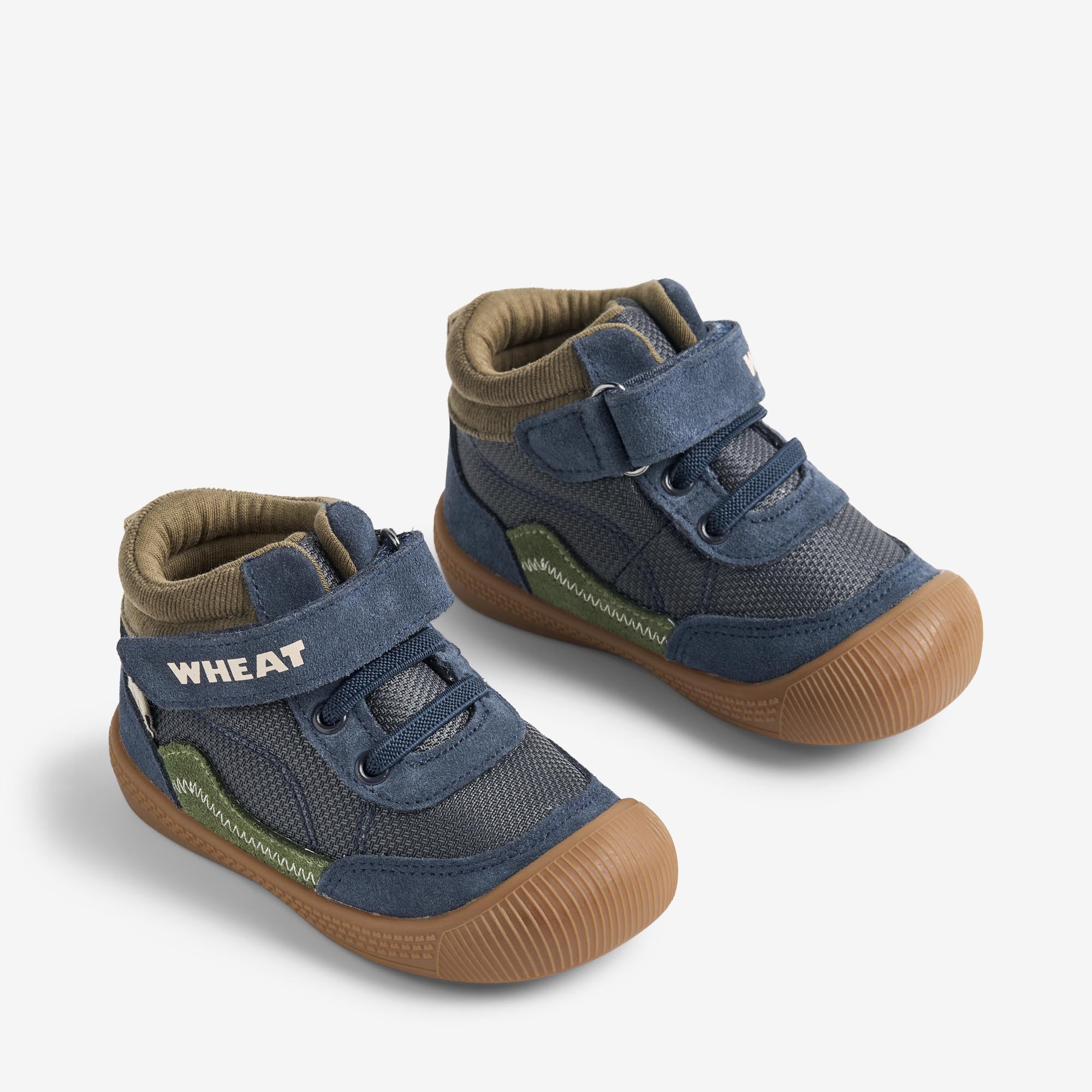 wheat-tody-lauflernschuhe-navy-recycling-nylon image 1