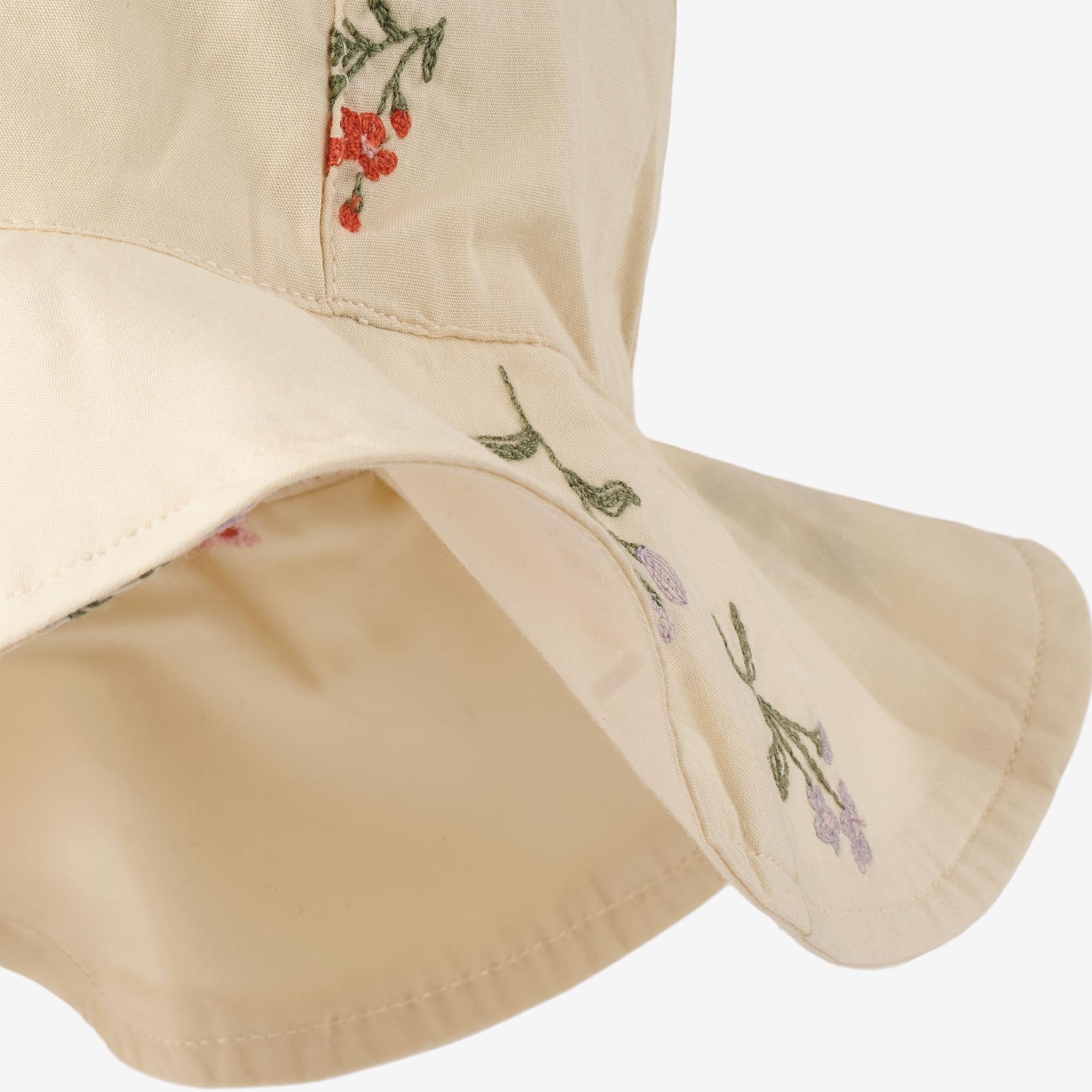 wheat-daisy-sun-hat-sonnenhut-ivory-embroidery-flowers image 3