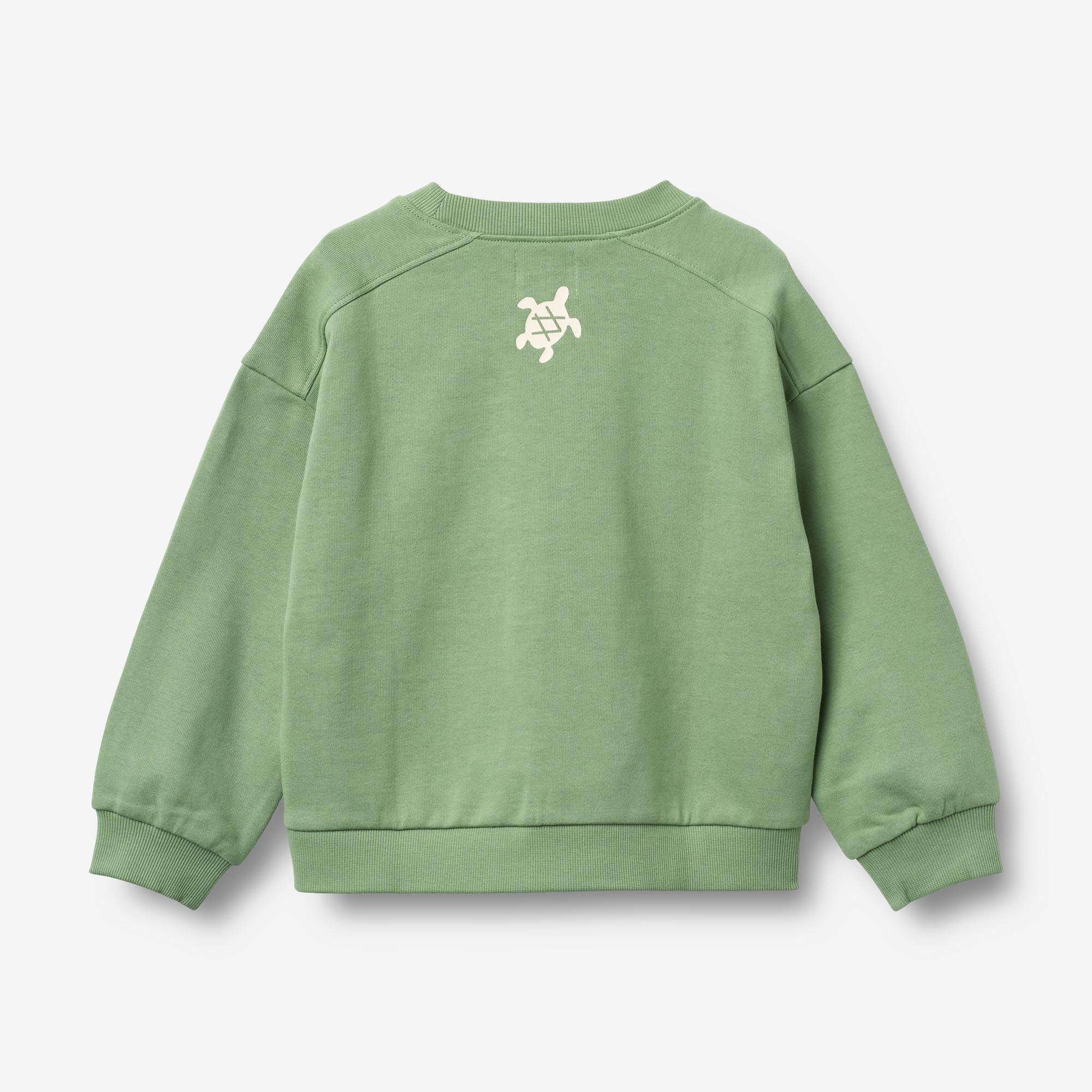 wheat-breeze-kinder-sweatshirt-jade-green-bio image 2