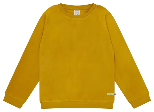 loud-proud-classics-fleece-sweatshirt-curry-134-140-bio-baumwolle image 1