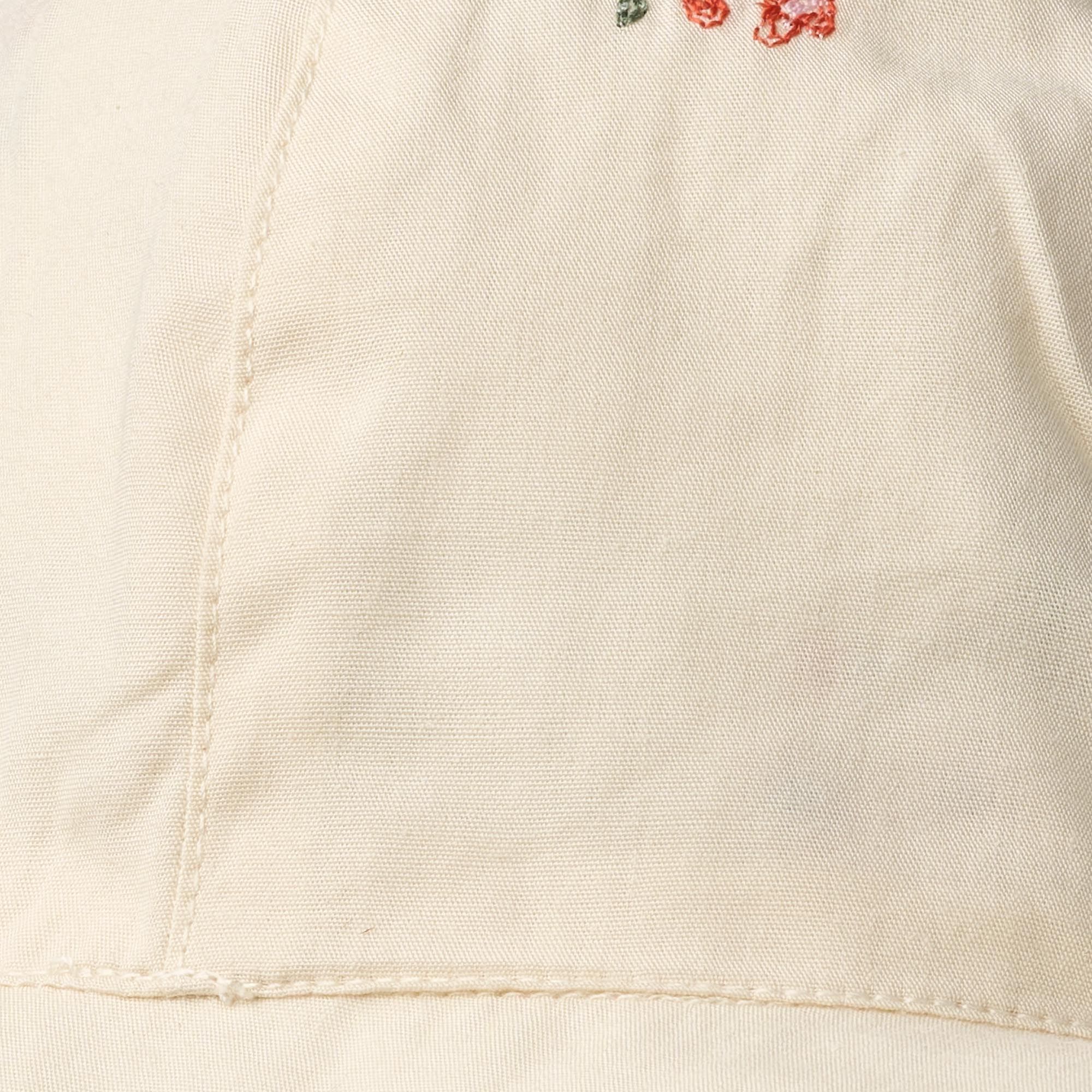 wheat-sonnenhut-daisy-babyhut-ivory-stickerei-bio-baumwolle image 3