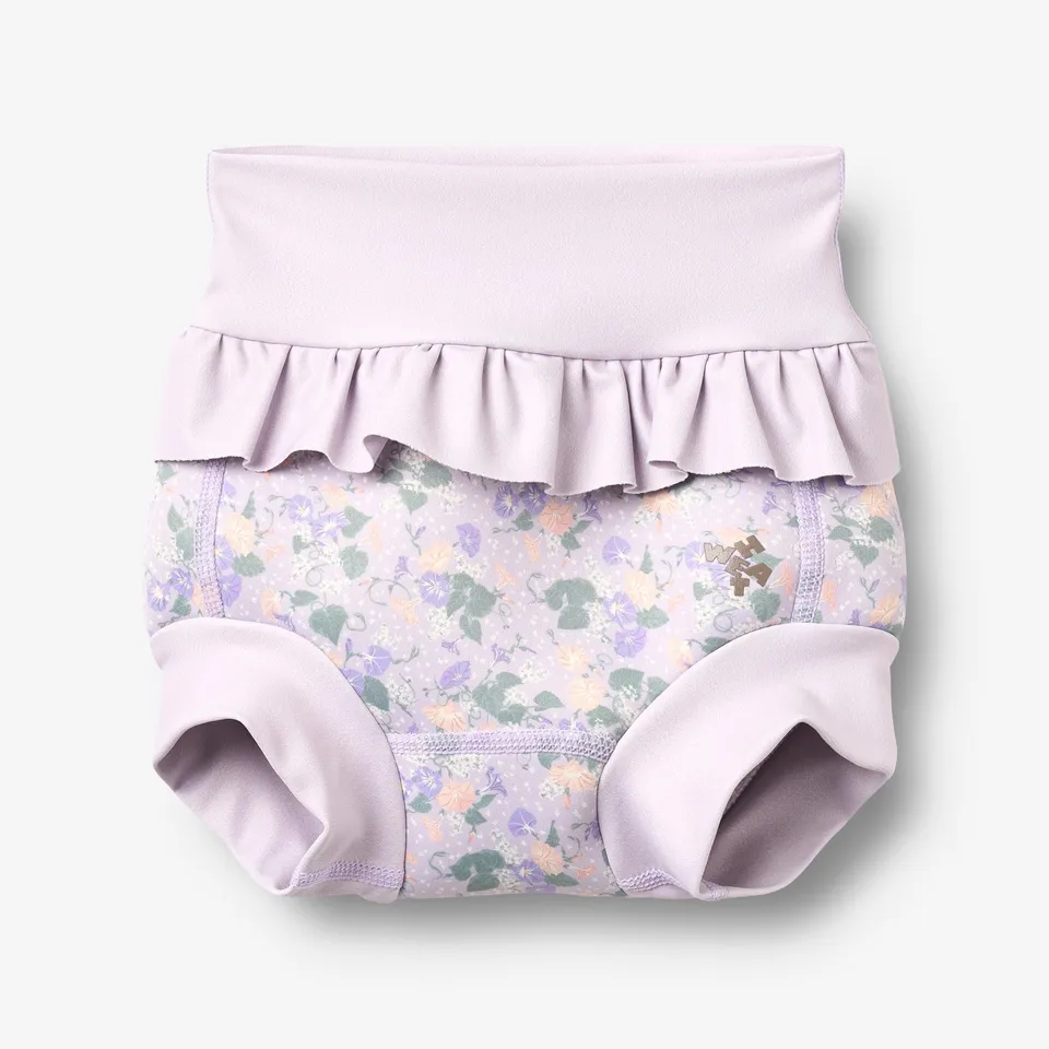 wheat-rita-schwimmhose-purple-petunias-neopren-uv40 image 1