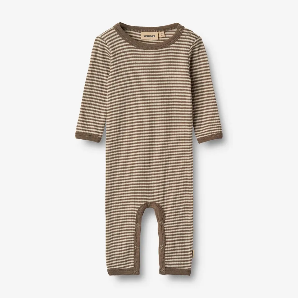 wheat-haven-woll-overall-baby-wood-stripe-merino image 1