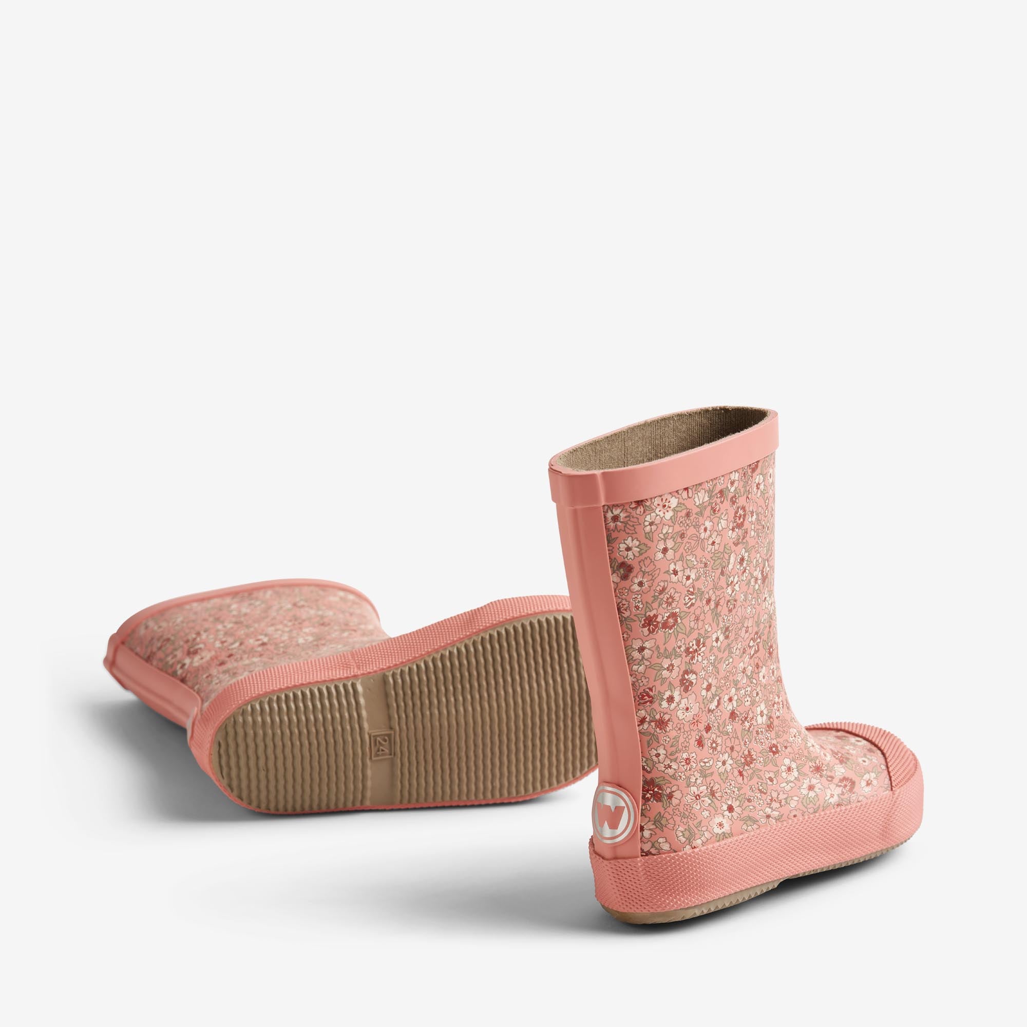 wheat-muddy-gummistiefel-rosette-flowers-naturkautschuk image 2
