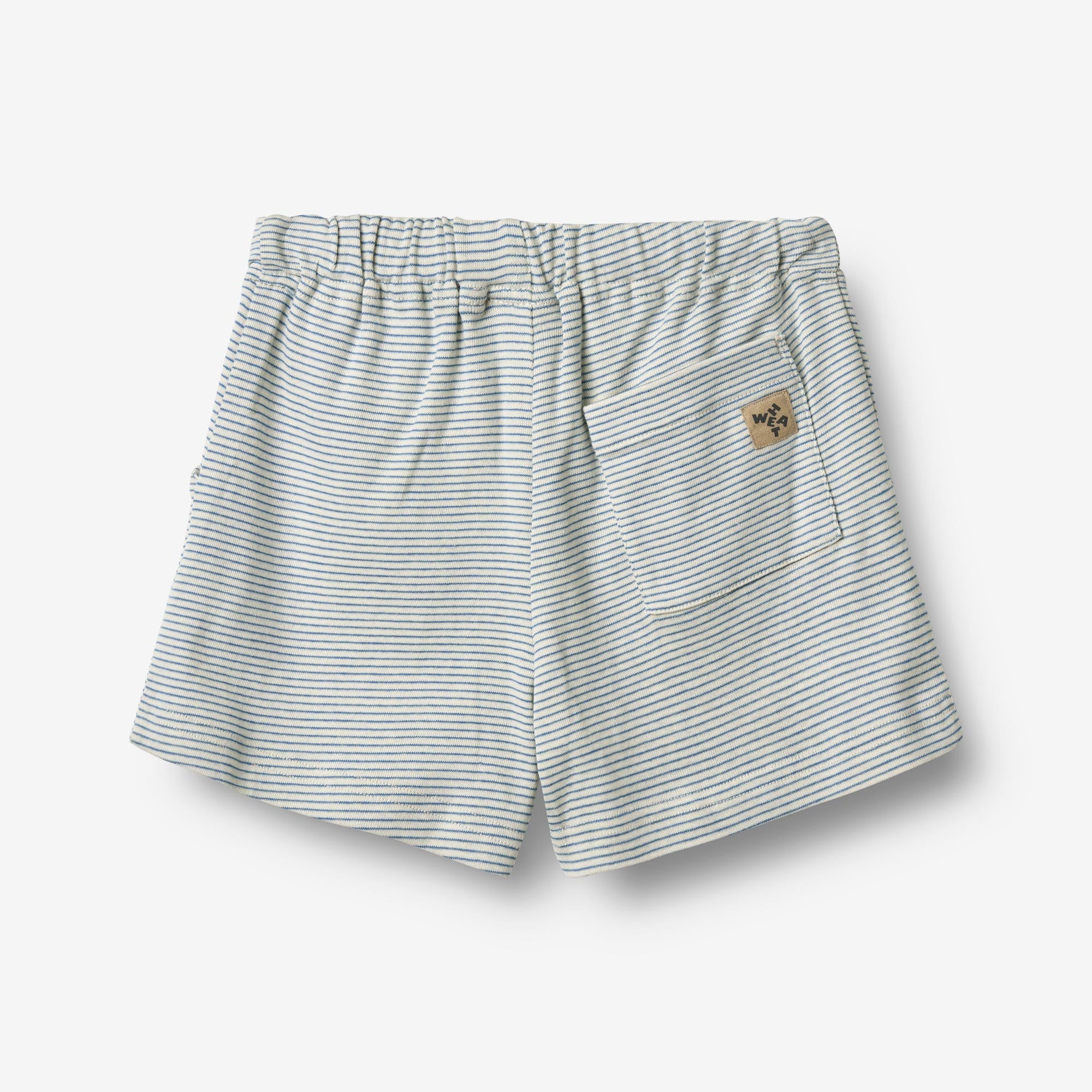 wheat-kalle-shorts-blue-stripe-bio-baumwolle-jungen image 2