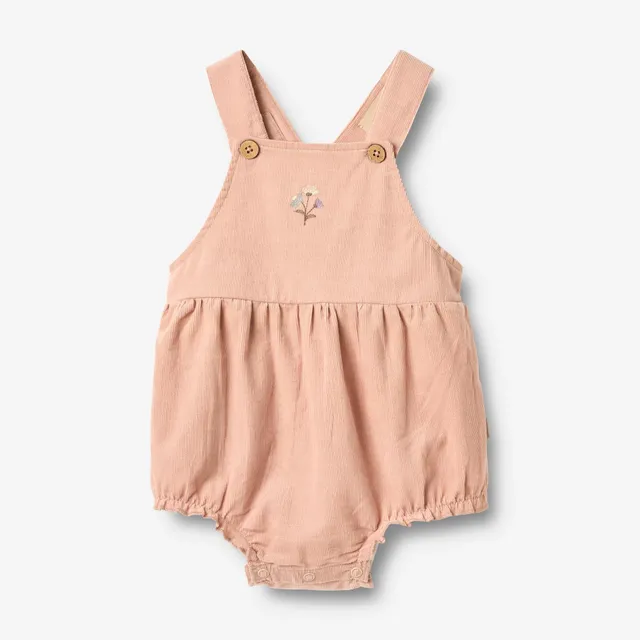 wheat-clothing-romper-lucille-latzhose-rose-powder-bio image 1