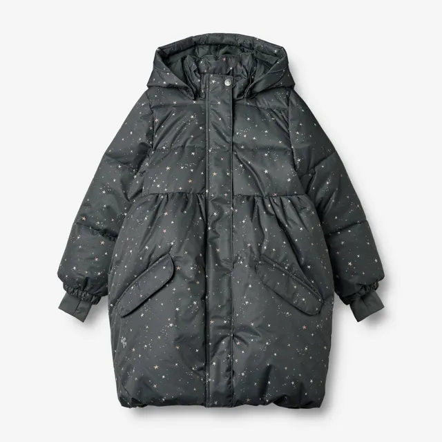 wheat-luna-puffer-mantel-black-sea-stars-recycling image 1