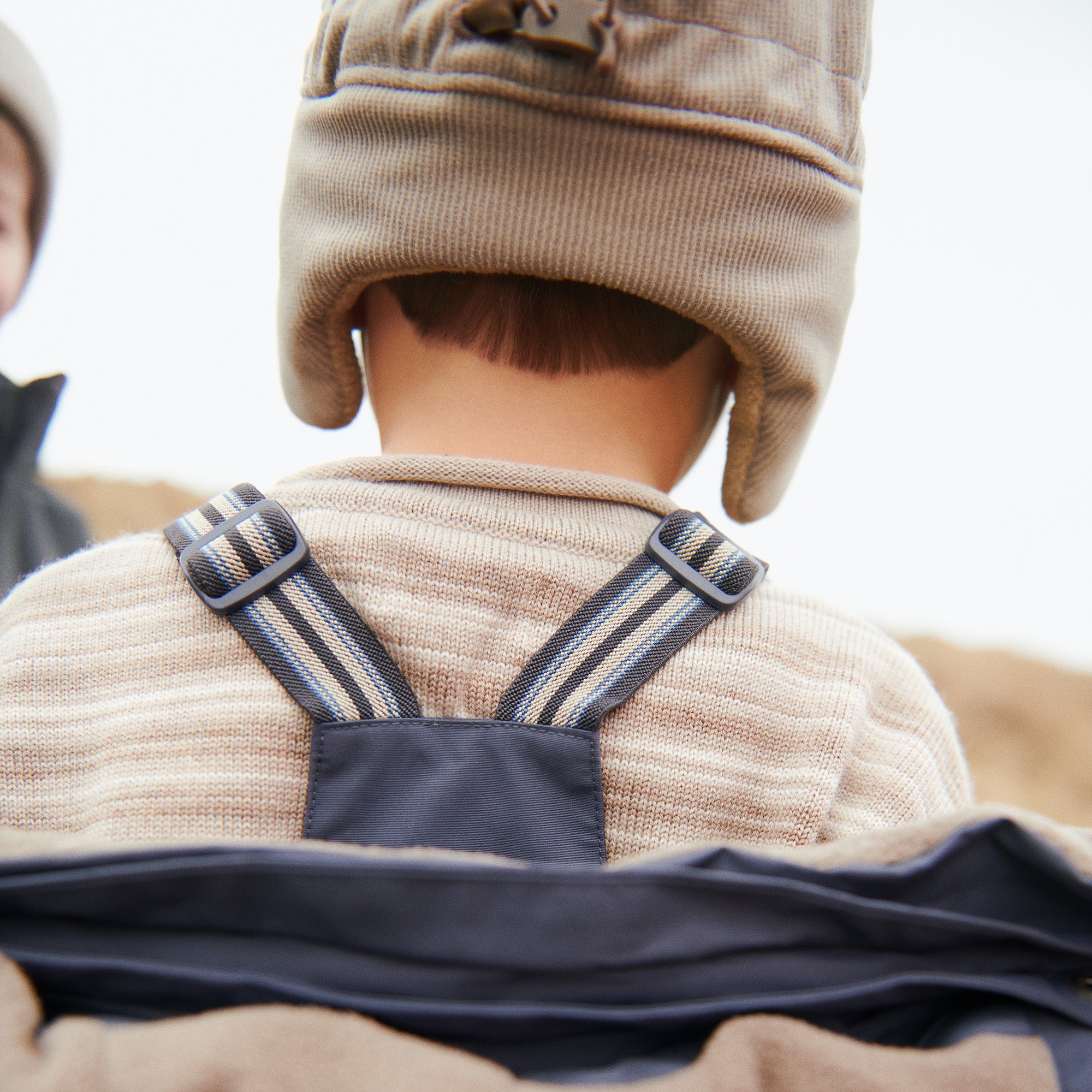 wheat-gunnar-strickpullover-warm-sand-stripe-merino image 2