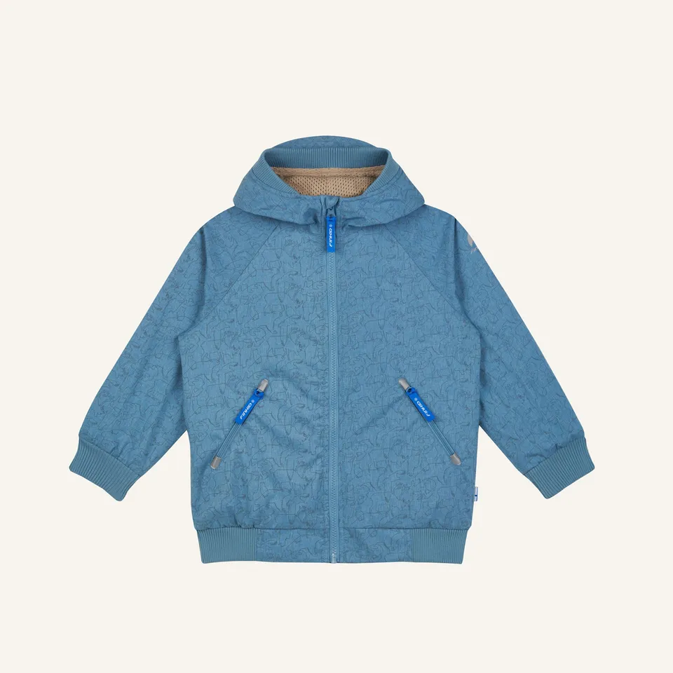 finkid-husky-tallessa-outdoorjacke-terra-cotta-reflektierend image 1