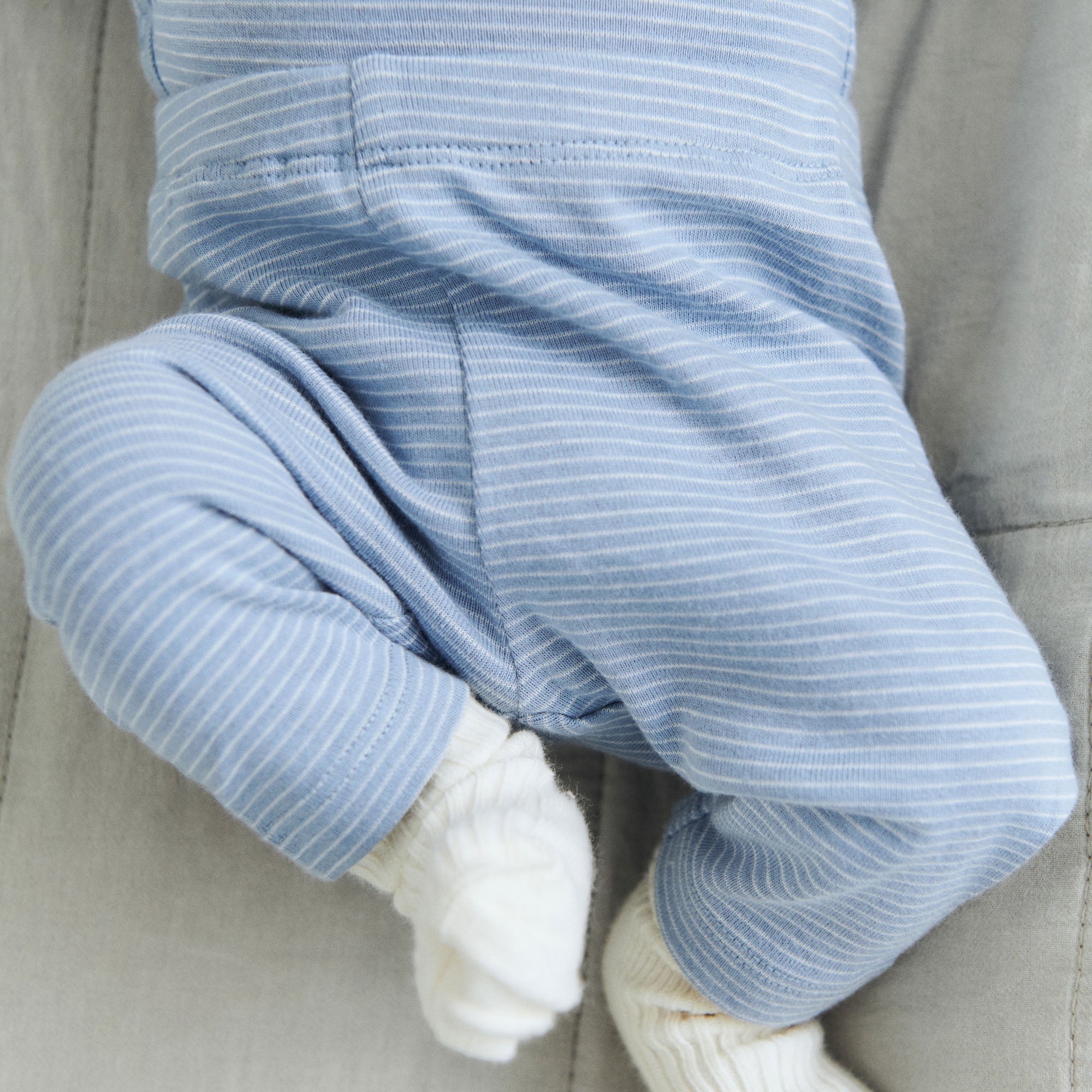 wheat-silas-babyhose-streifen-blau-bio-baumwolle image 2