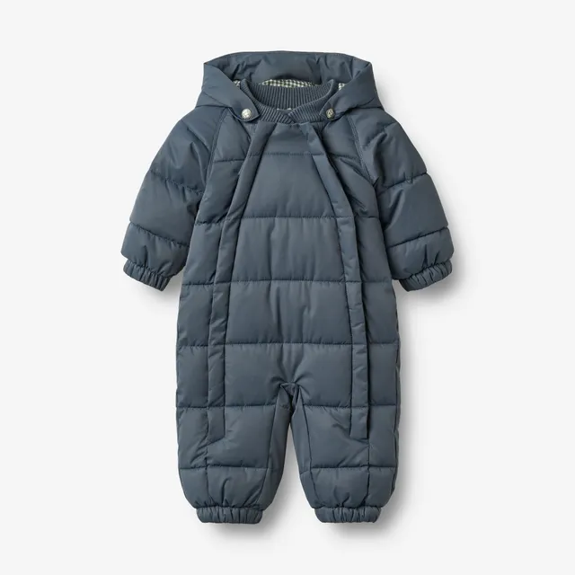 wheat-edem-puffer-suit-greyblue-baby-recycelt-winter image 1