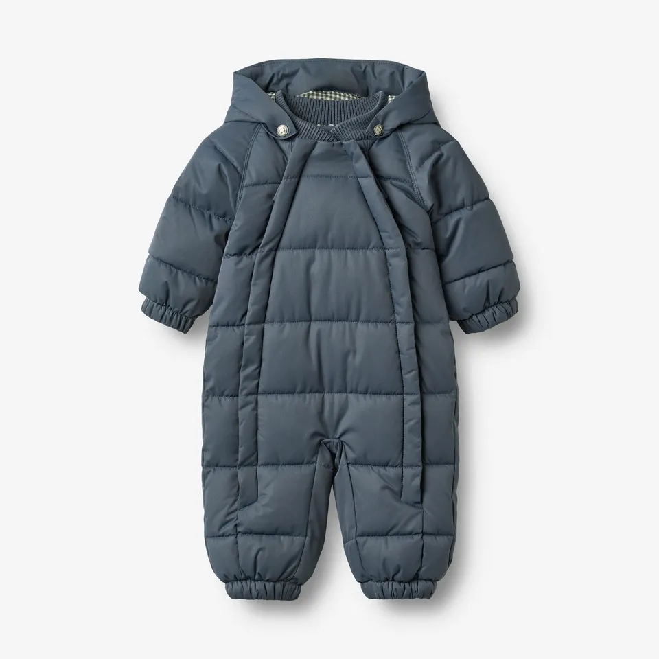 wheat-edem-puffer-suit-greyblue-baby-recycelt-winter image 1