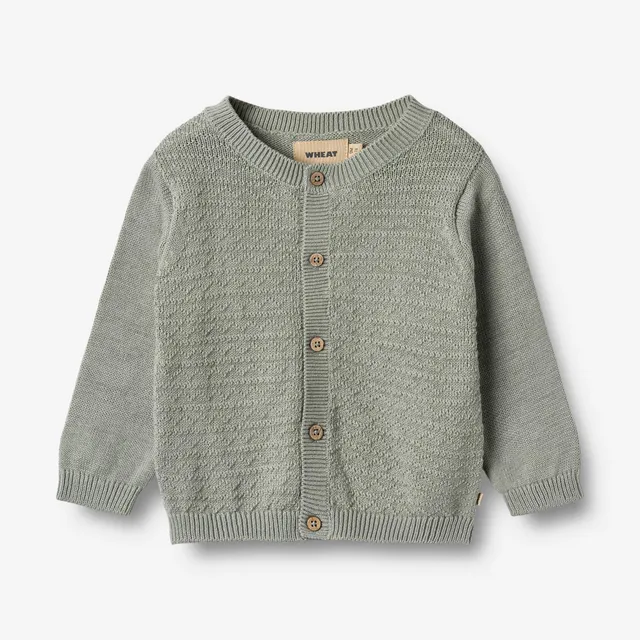 wheat-bj-rn-strickjacke-baby-morning-mist-bio image 1