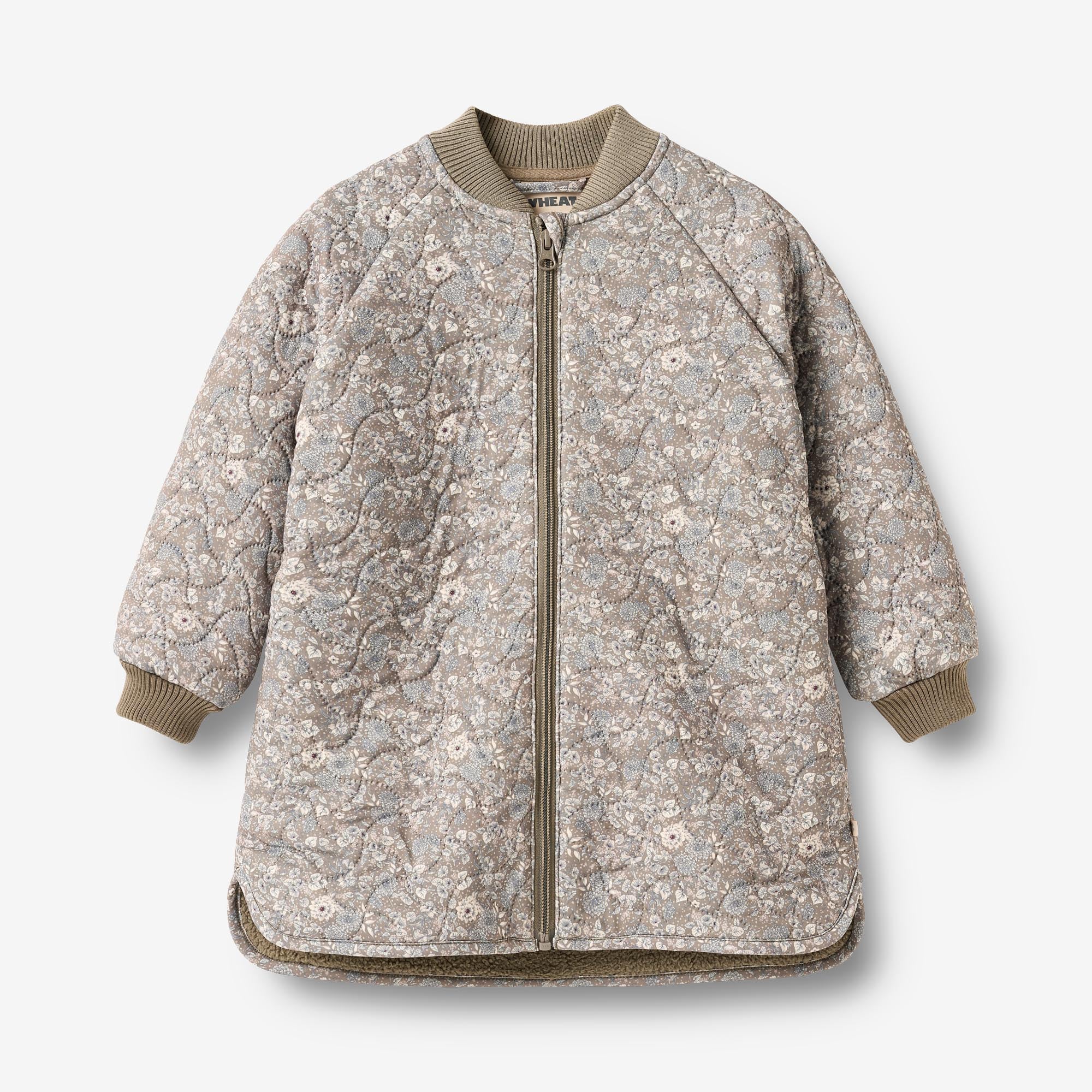 wheat-helga-thermo-jacke-grey-stone-flowers-m-dchen-steppjacke image 1