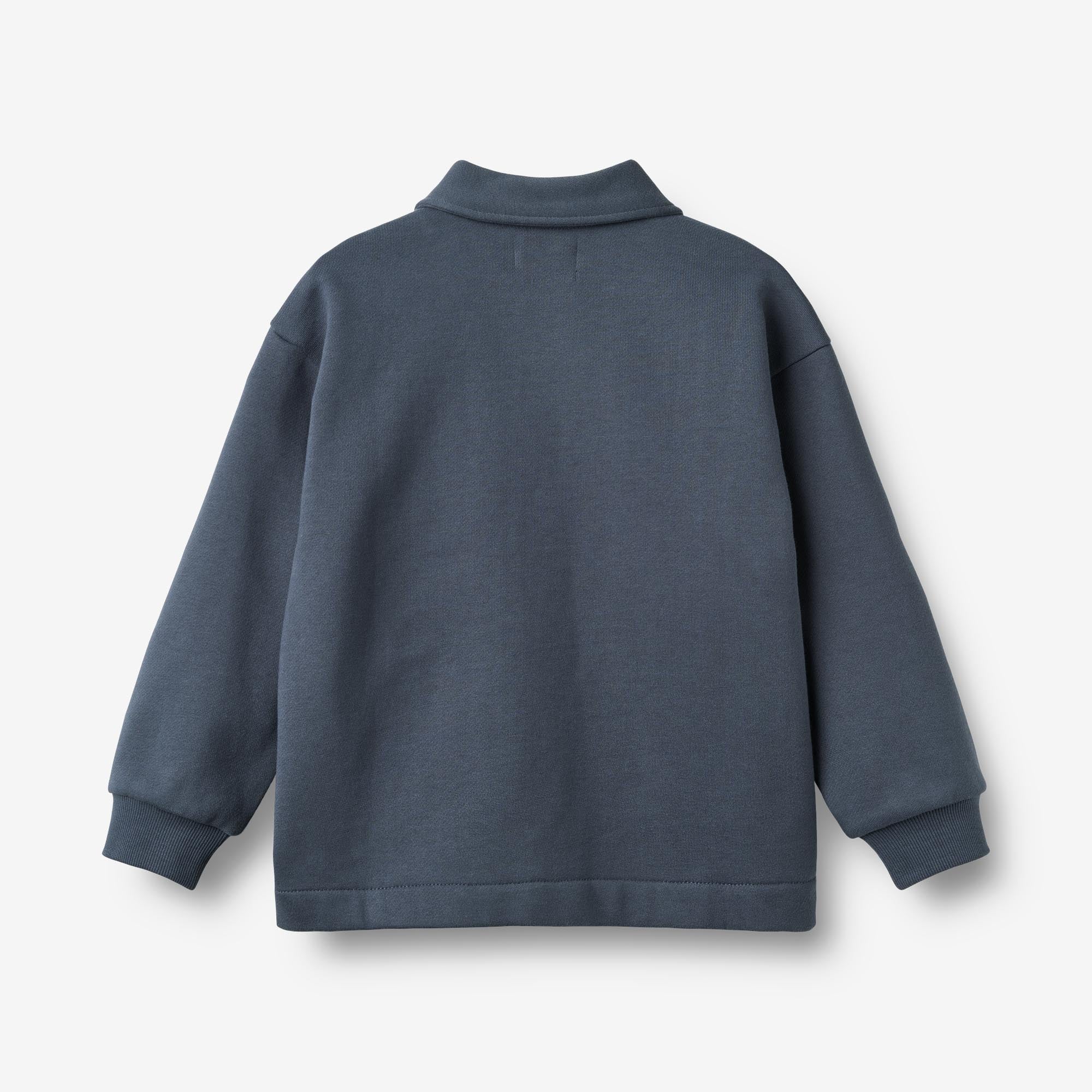 wheat-carmine-sweatjacke-greyblue-bio-baumwolle-druckknopf image 2