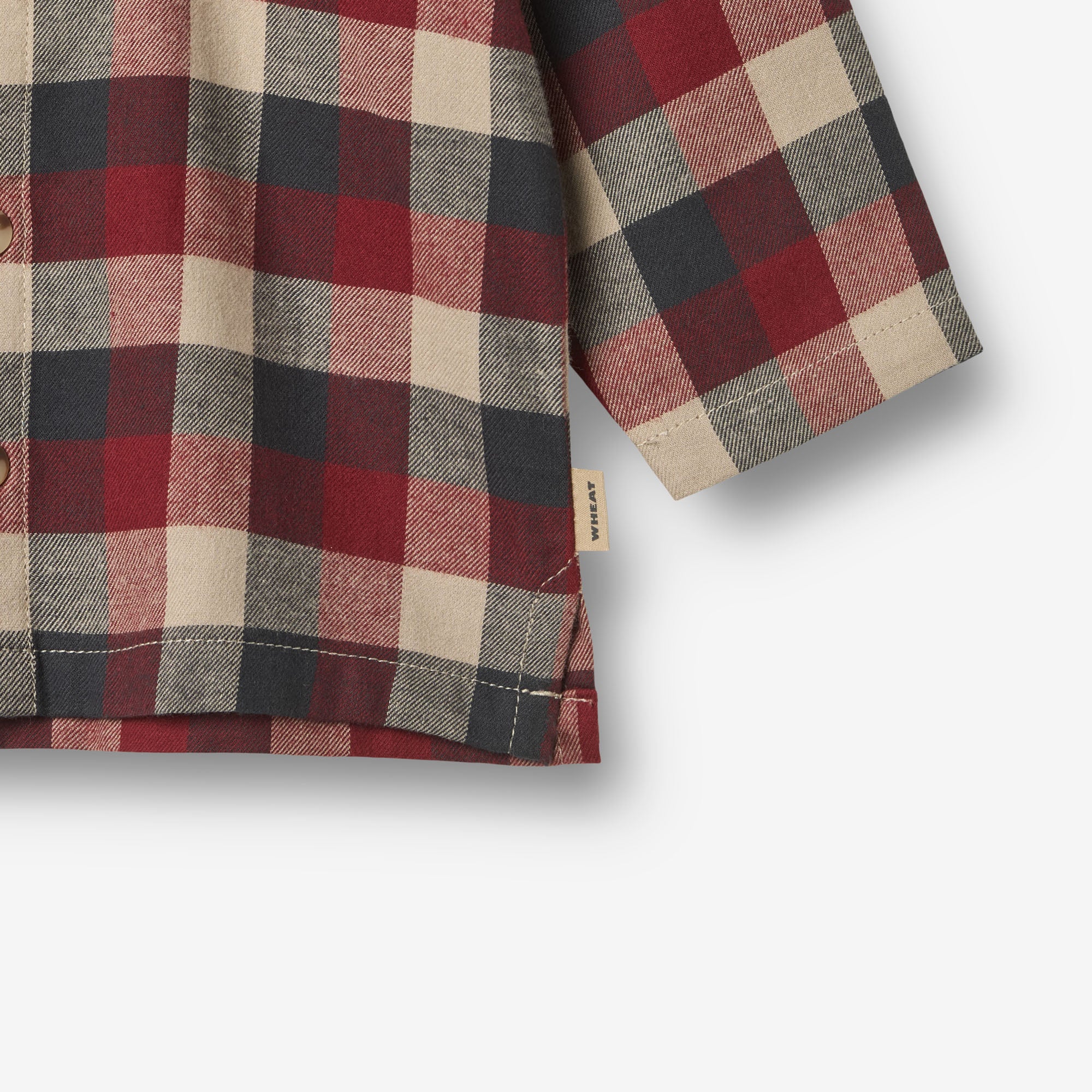 wheat-shelby-hemd-red-blue-check-bio-baumwolle-baby image 3