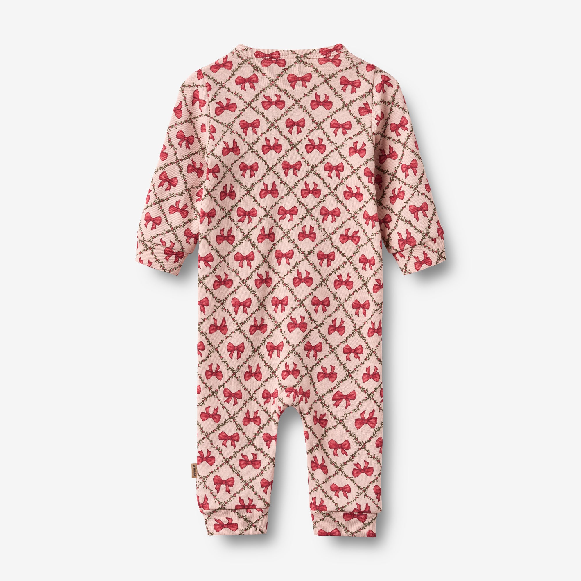 wheat-nikola-strampler-dim-rose-bows-baby-bio-baumwolle image 3