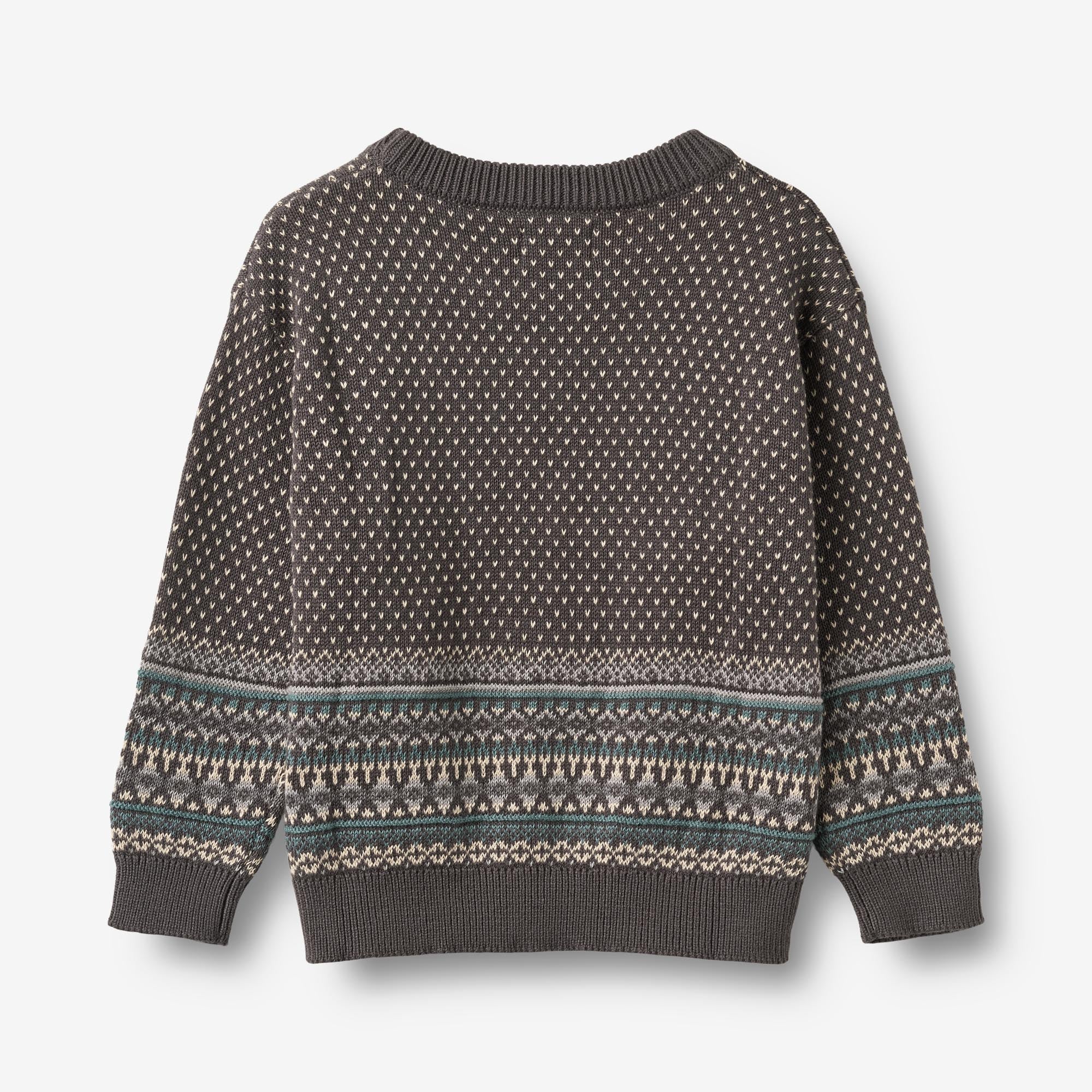 wheat-julius-jacquard-pullover-dark-charcoal-bio image 2