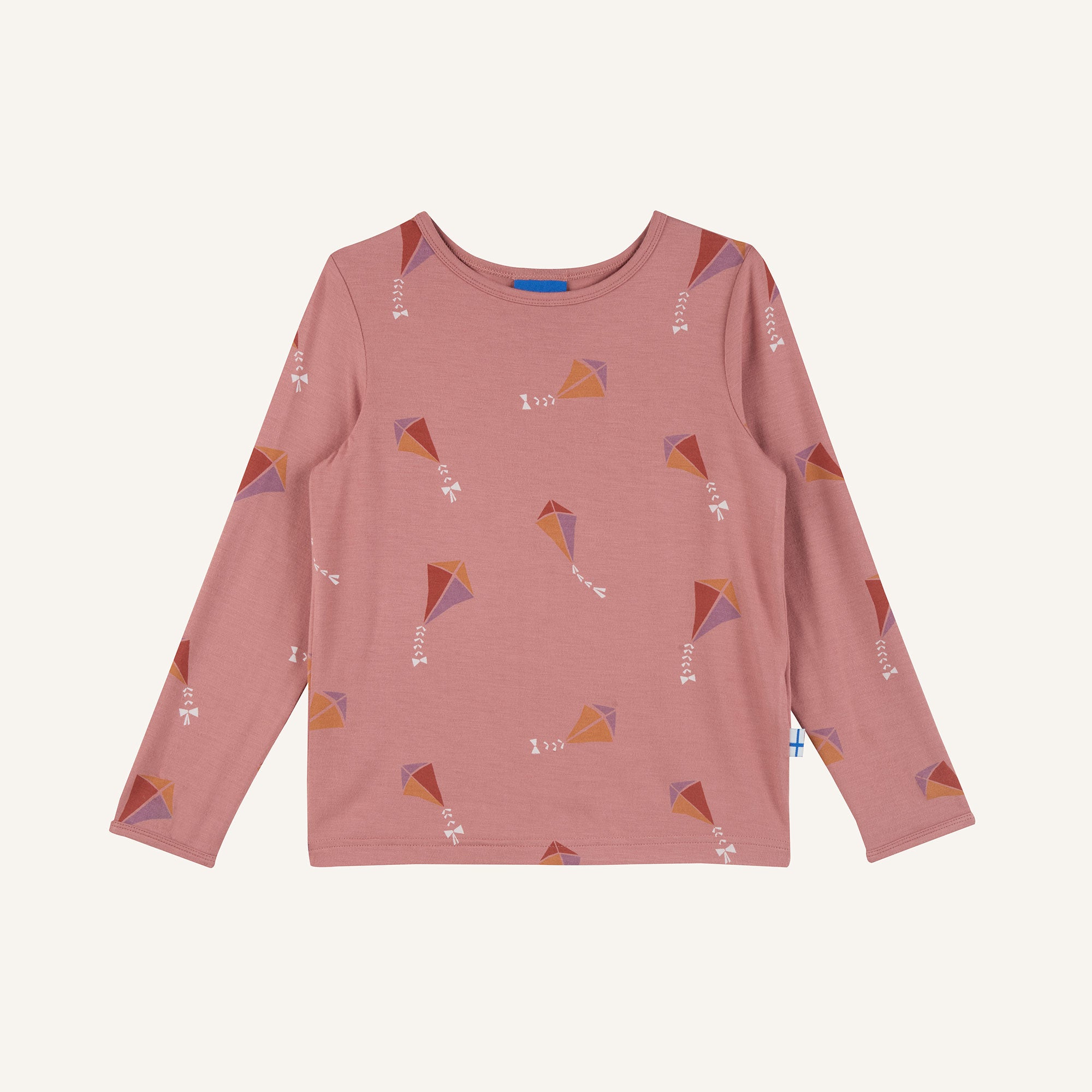 finkid-husky-juhannus-sun-longsleeve-peach-90-100-uv50 image 2