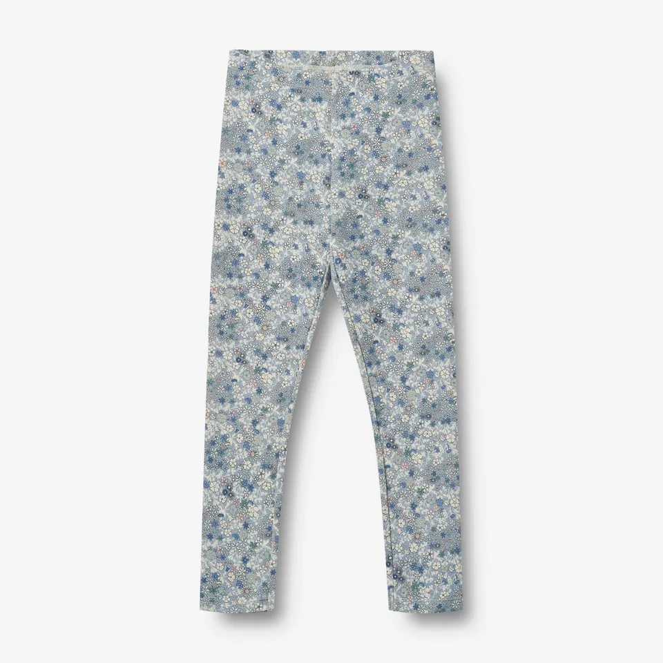 wheat-jules-jersey-leggings-m-dchen-blue-summer-flowers-bio image 1