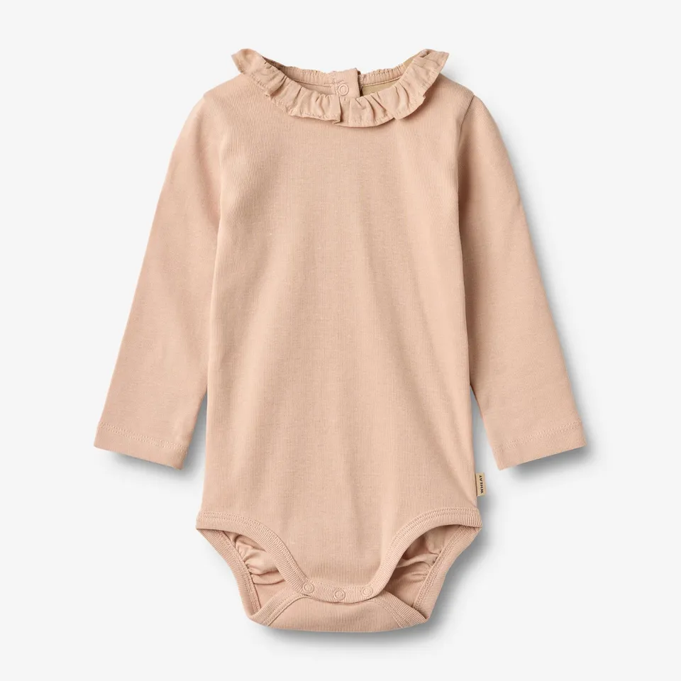 wheat-ena-body-rose-dust-langarm-baby-bio-baumwolle image 1