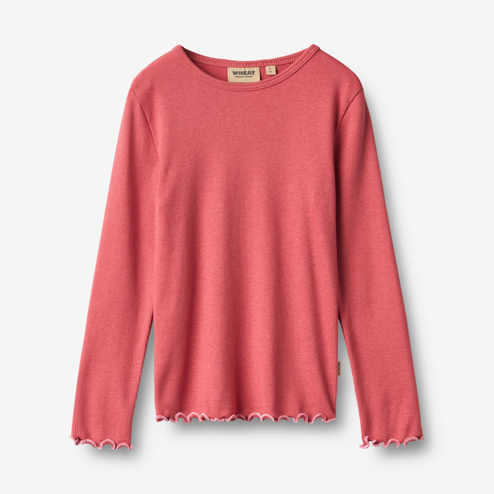 wheat-elsie-langarmshirt-raspberry-modal-mix image 1