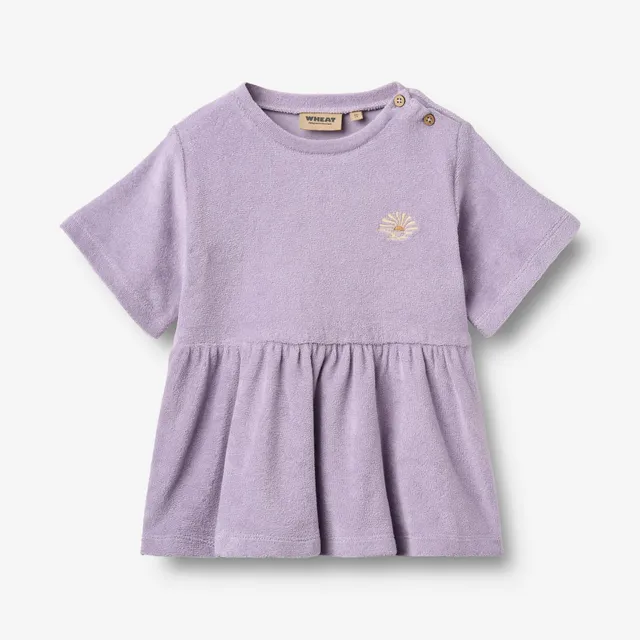 wheat-astrid-jerseykleid-warm-cosmic-lilac-bio-baumwolle image 1