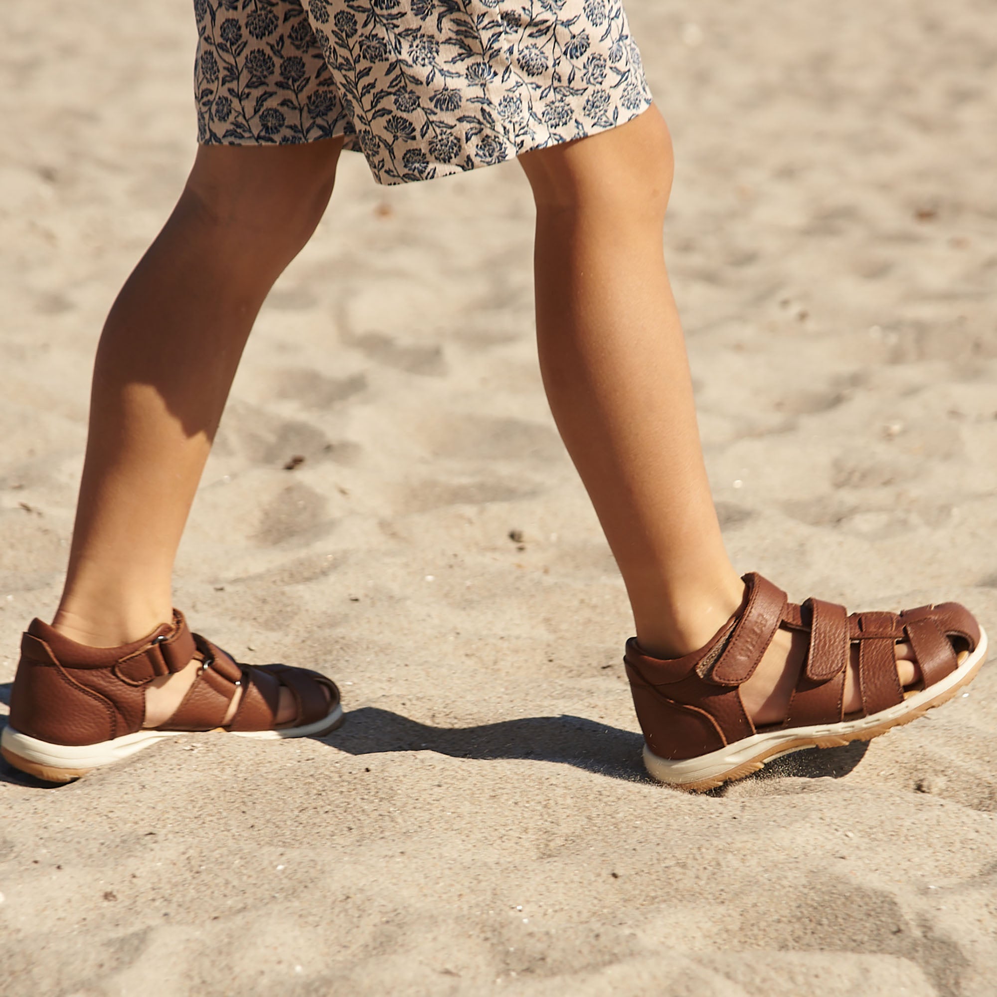 wheat-frei-sandalen-cognac-leder-kinder-klett image 6