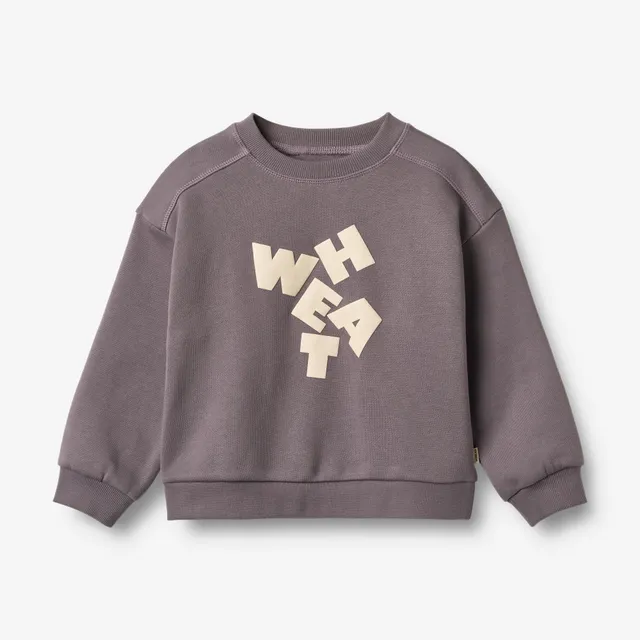 wheat-lennon-sweatshirt-kinder-purple-stone-bio-baumwolle image 1