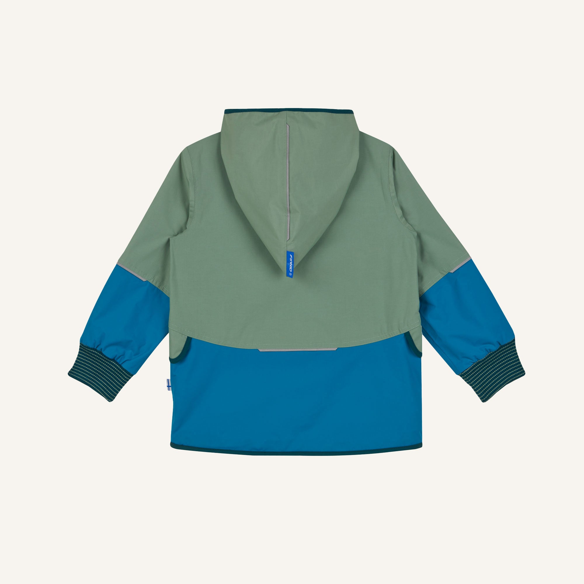 finkid-moska-bergangsjacke-smoke-blue-real-teal-80-90 image 6