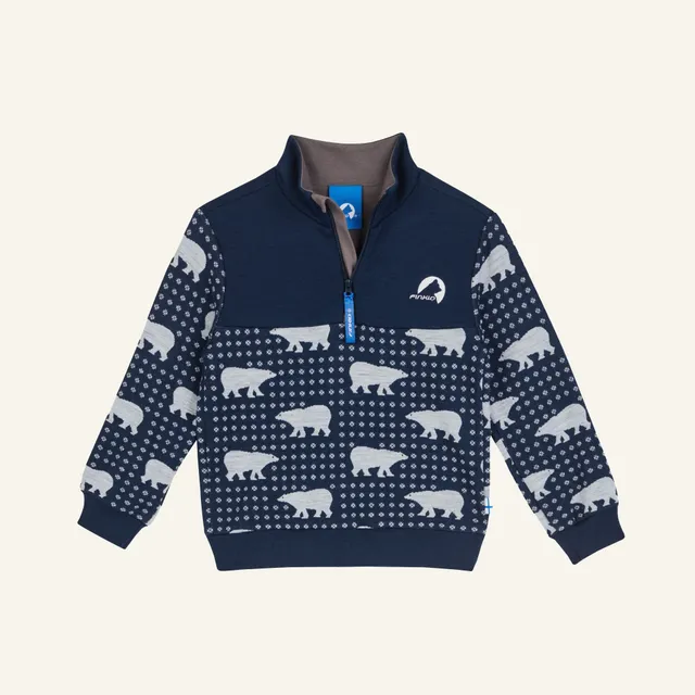 finkid-husky-masi-nordik-wollpullover-navy-110-120-troyer image 1
