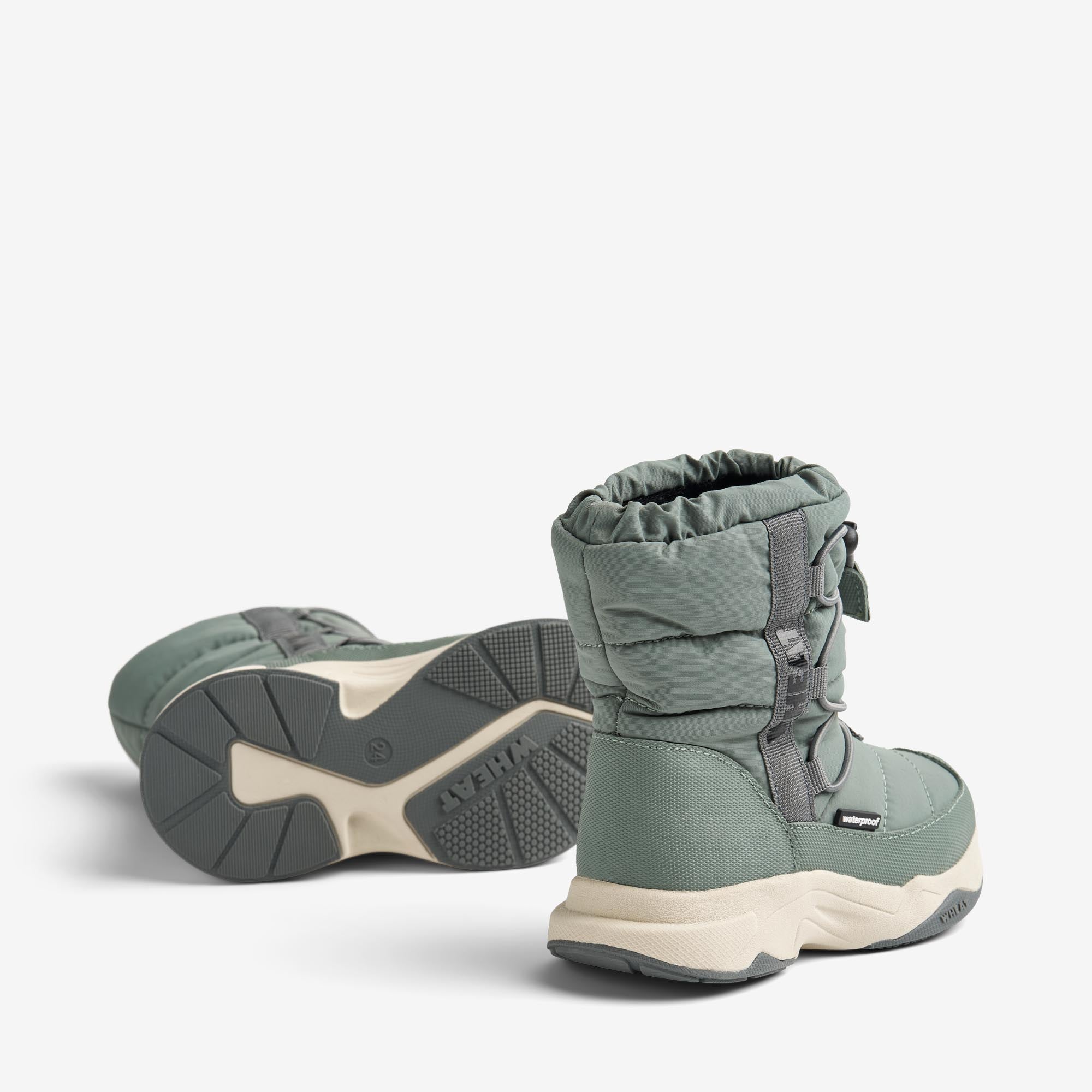 wheat-cosmo-winterboot-kinderstiefel-sage-wollfutter image 3