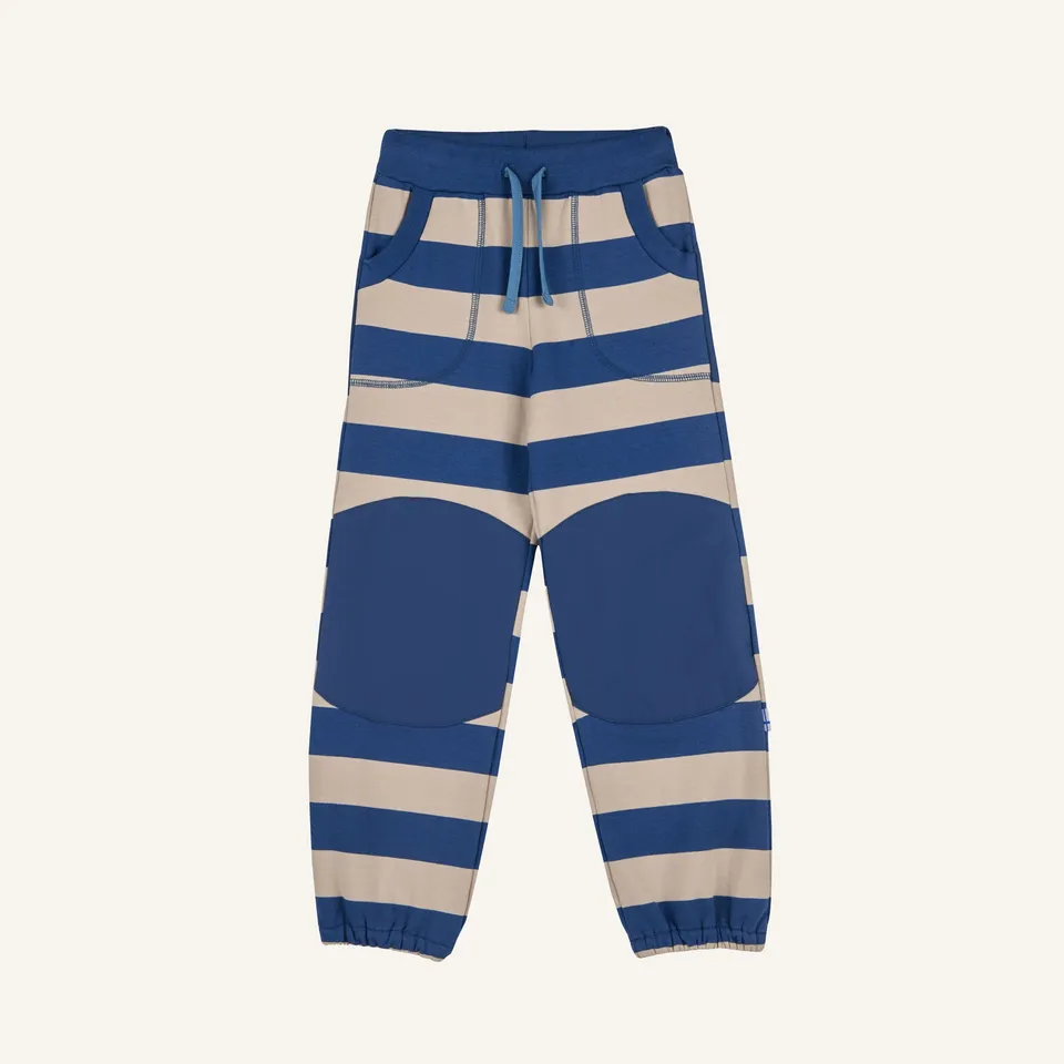 finkid-husky-lautta-sweatjogger-raspberry-fox-blockstreifen-freizeithose-aus-bio image 1