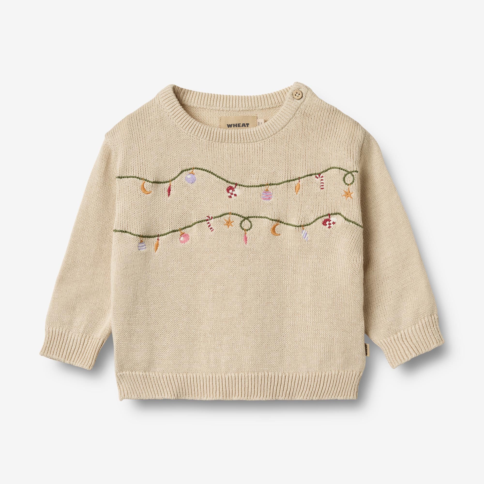 wheat-lisa-strickpullover-offwhite-bio-baumwolle-stickerei image 1