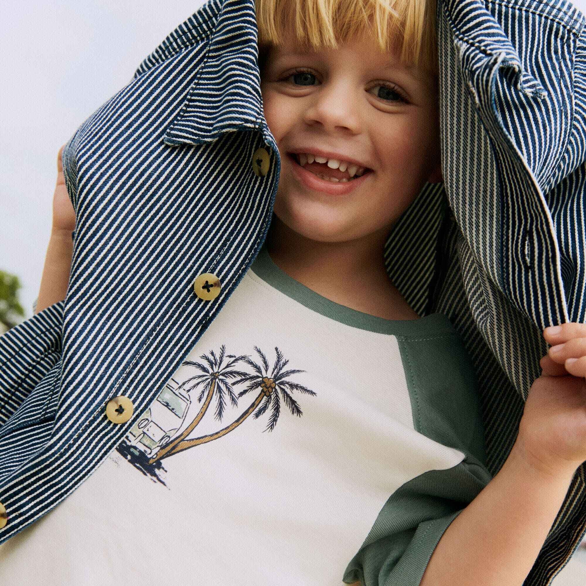 wheat-hector-t-shirt-ivory-bio-baumwolle-kurzarm image 2