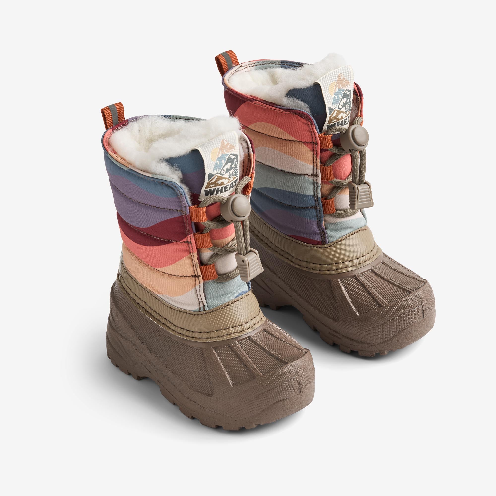 wheat-aleex-rainbow-waves-winterstiefel-wasserdicht image 1